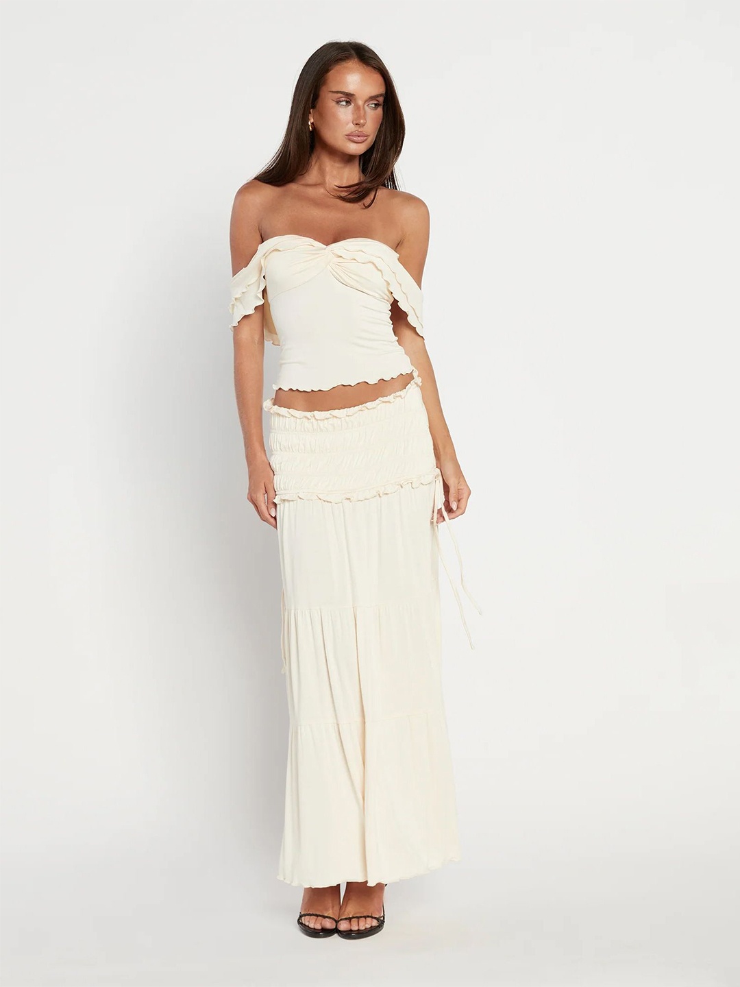 

LULU & SKY Tube Top, Beige