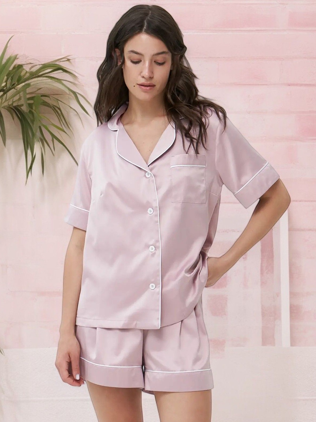 

Bella Babe by SK Women Night suit, Pink