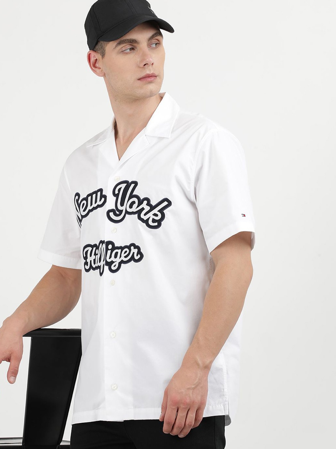 

Tommy Hilfiger Men Opaque Printed Casual Shirt, White