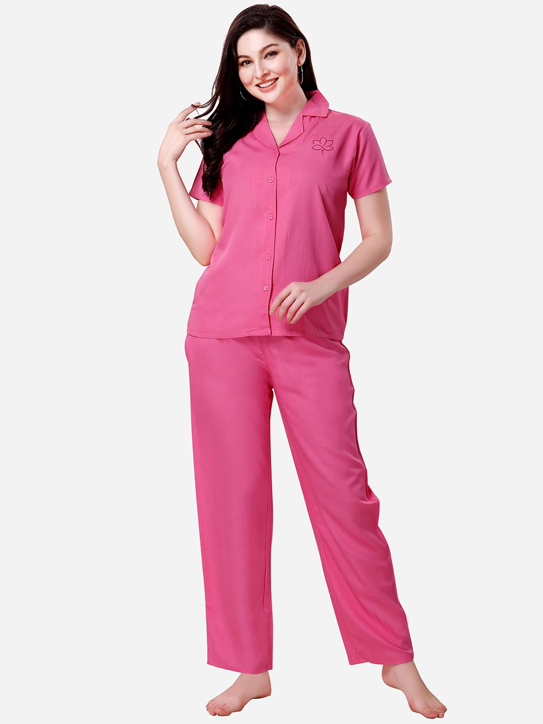 

Lenissa Women Night suit, Pink