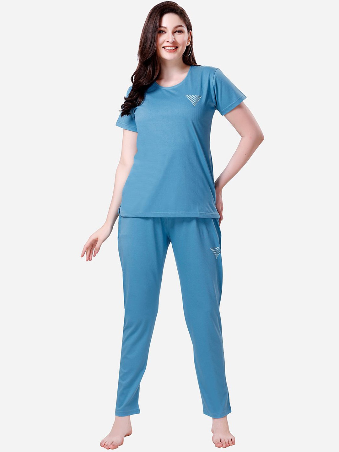 

Lenissa Women Night suit, Teal