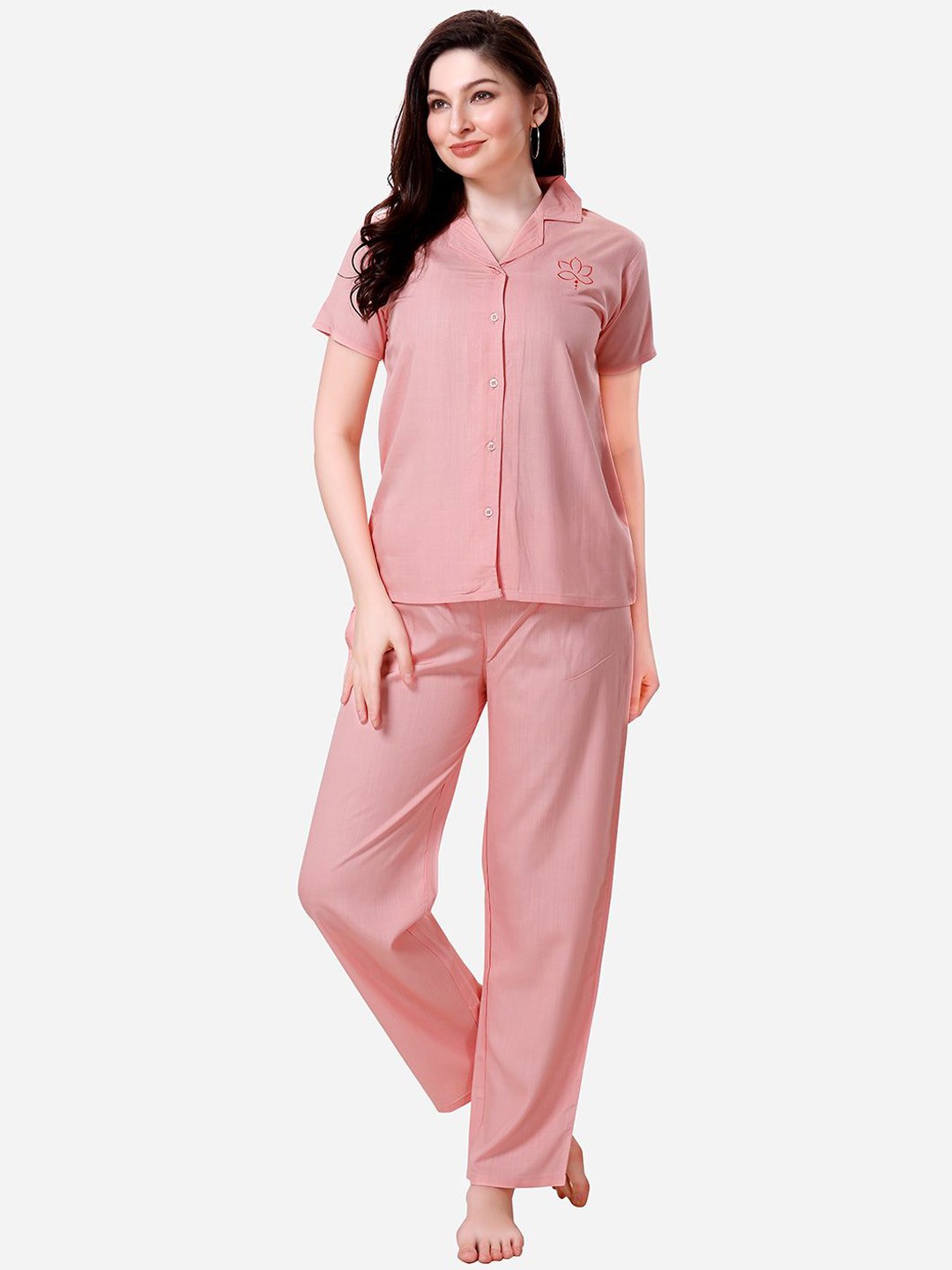 

Lenissa Women Night suit, Peach