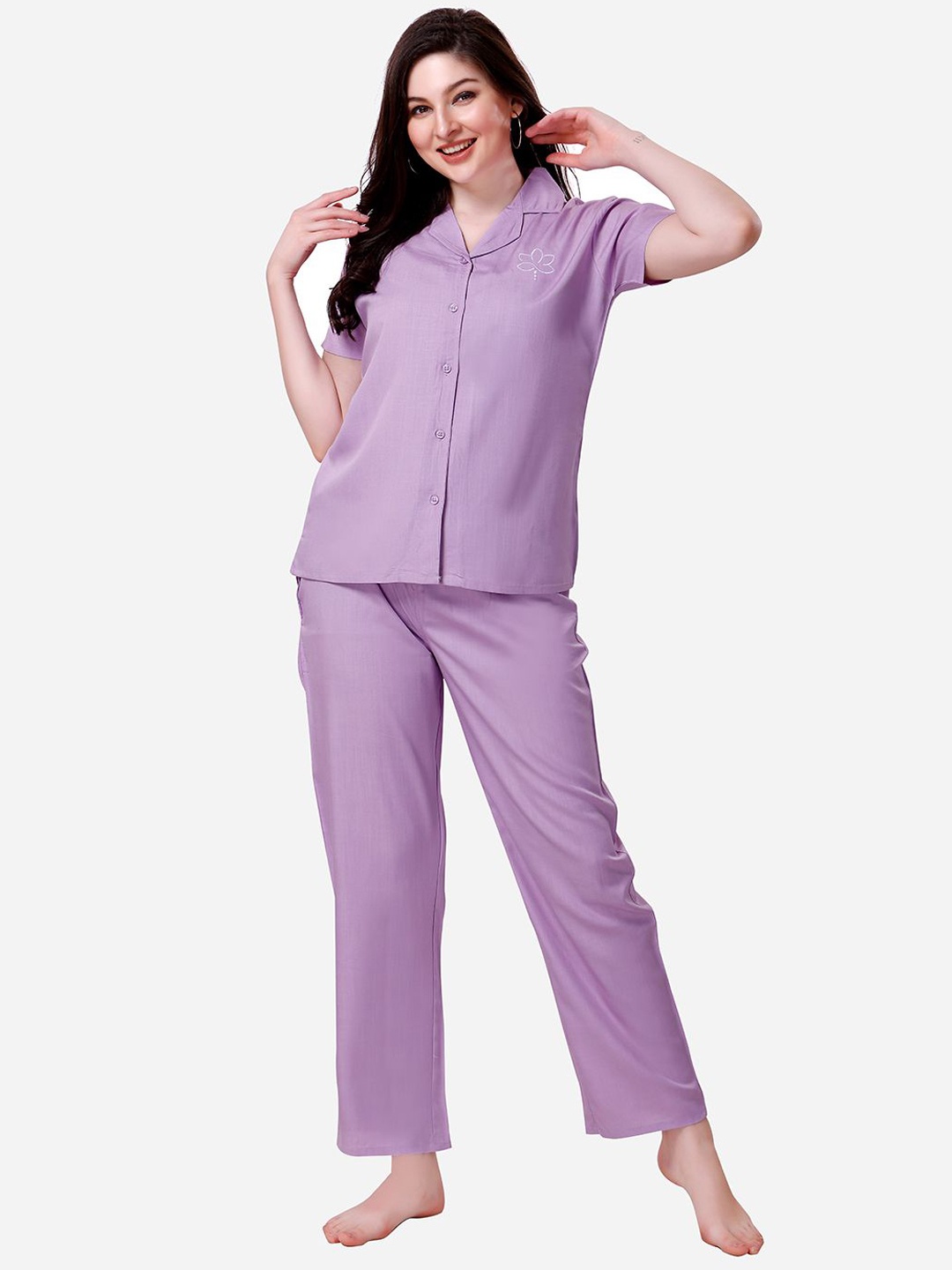 

Lenissa Women Night suit, Lavender
