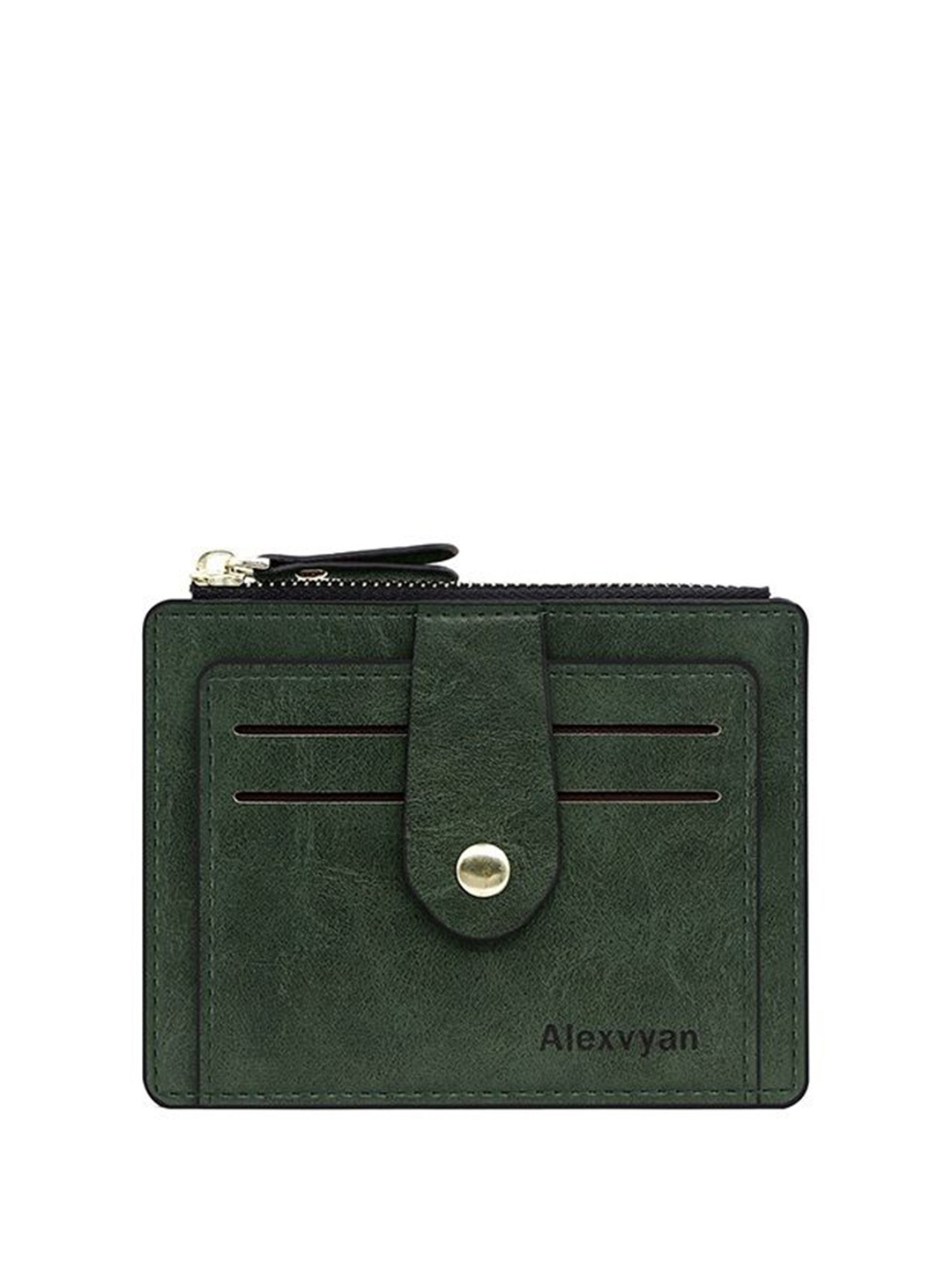 

Alexvyan Women PU Card Holder, Green