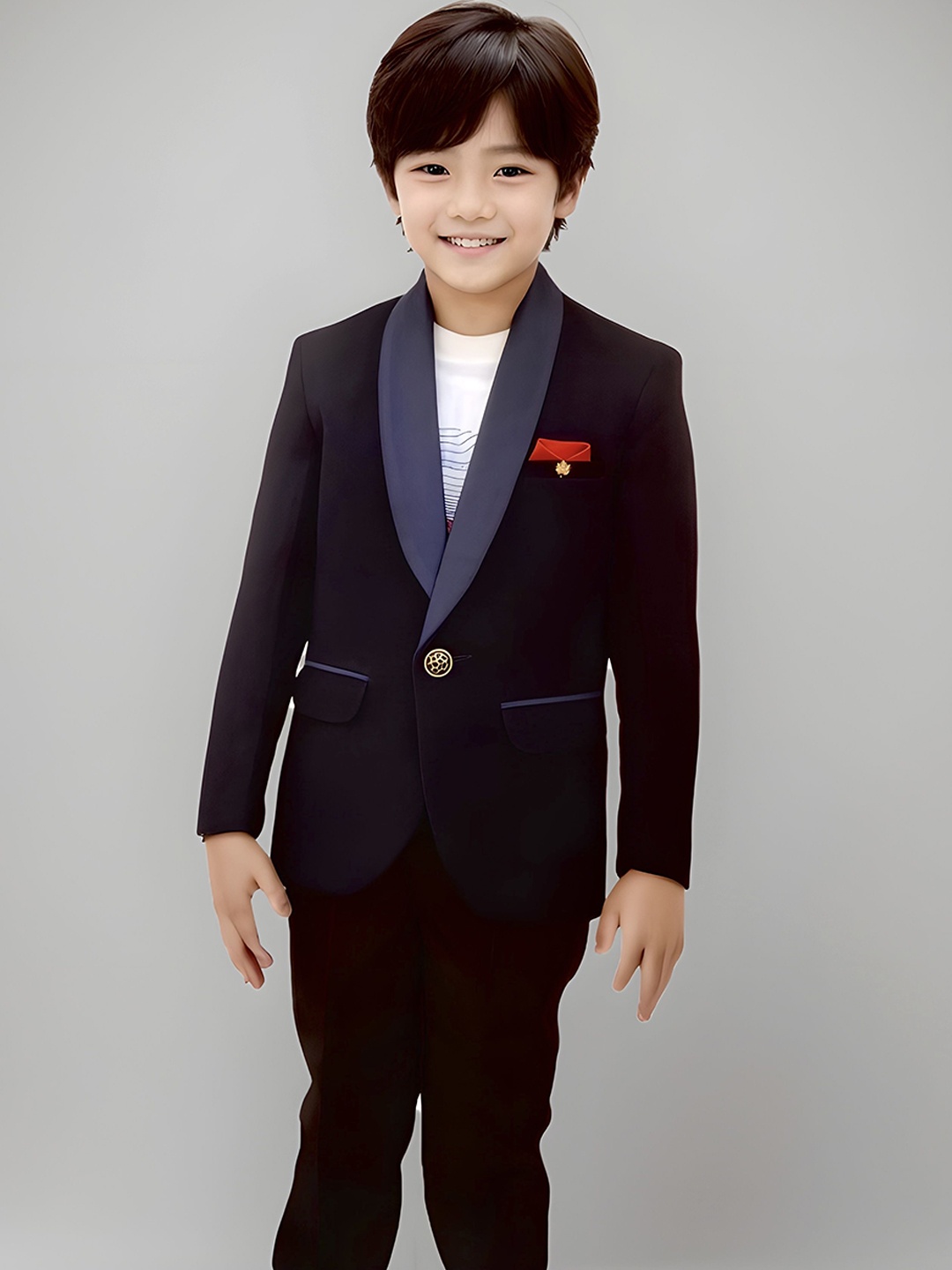 

BAESD Single Breasted Party Blazer, Navy blue
