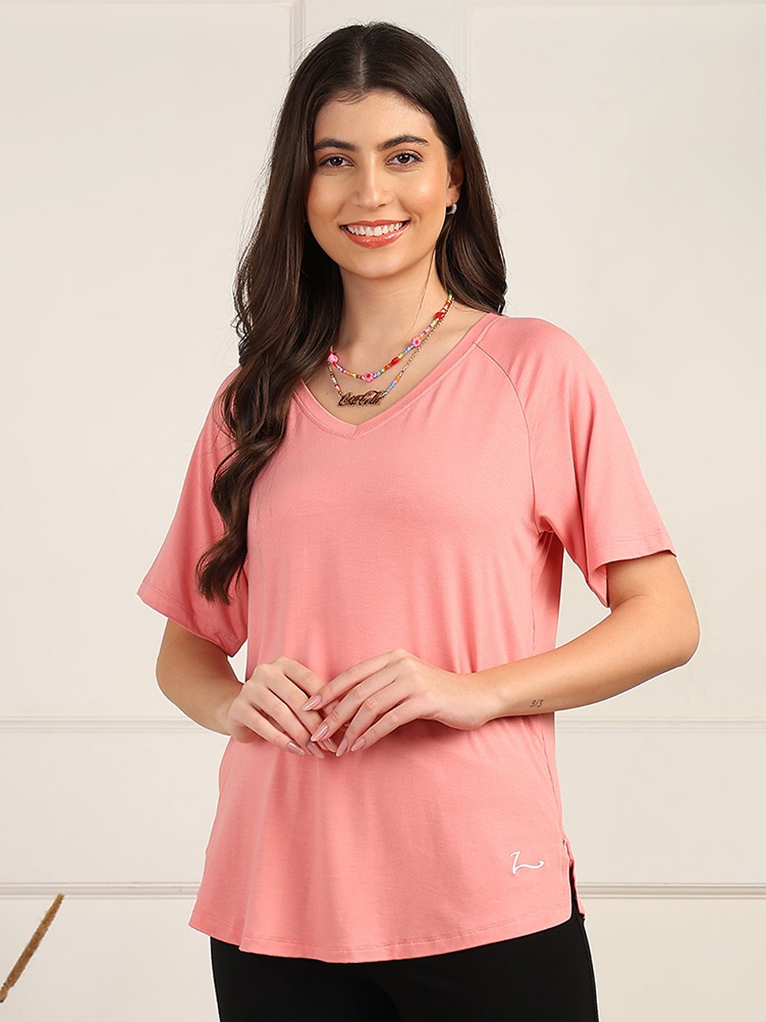 

House Of Zelena Maternity Top, Peach
