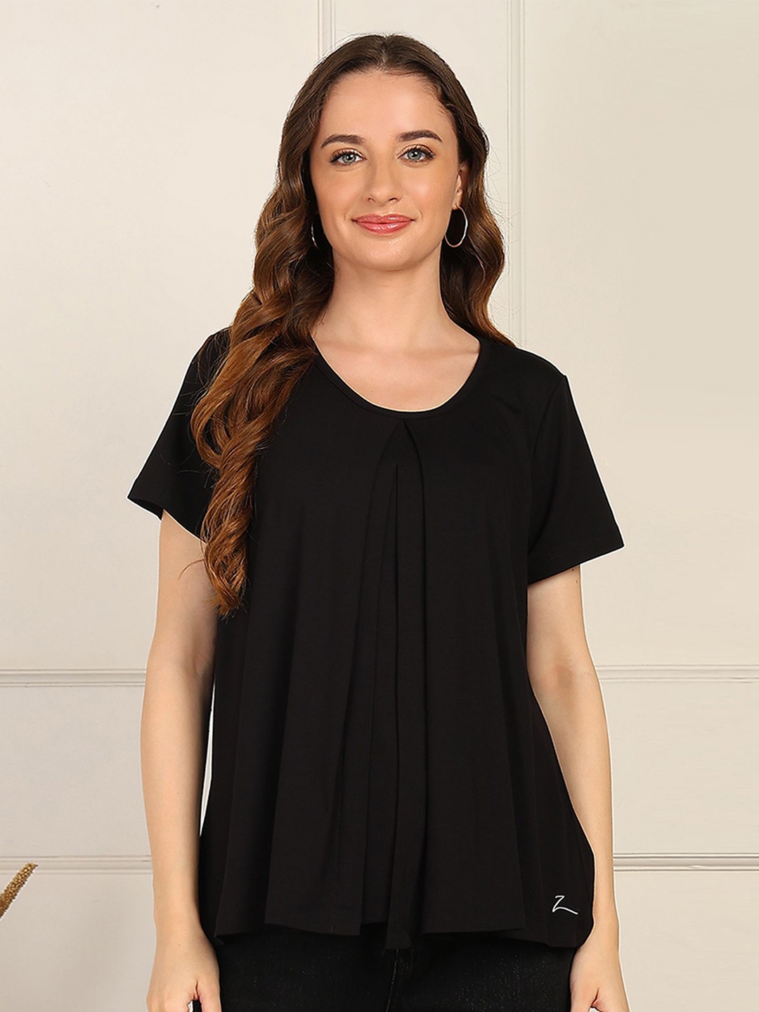 

House Of Zelena Maternity Top, Black