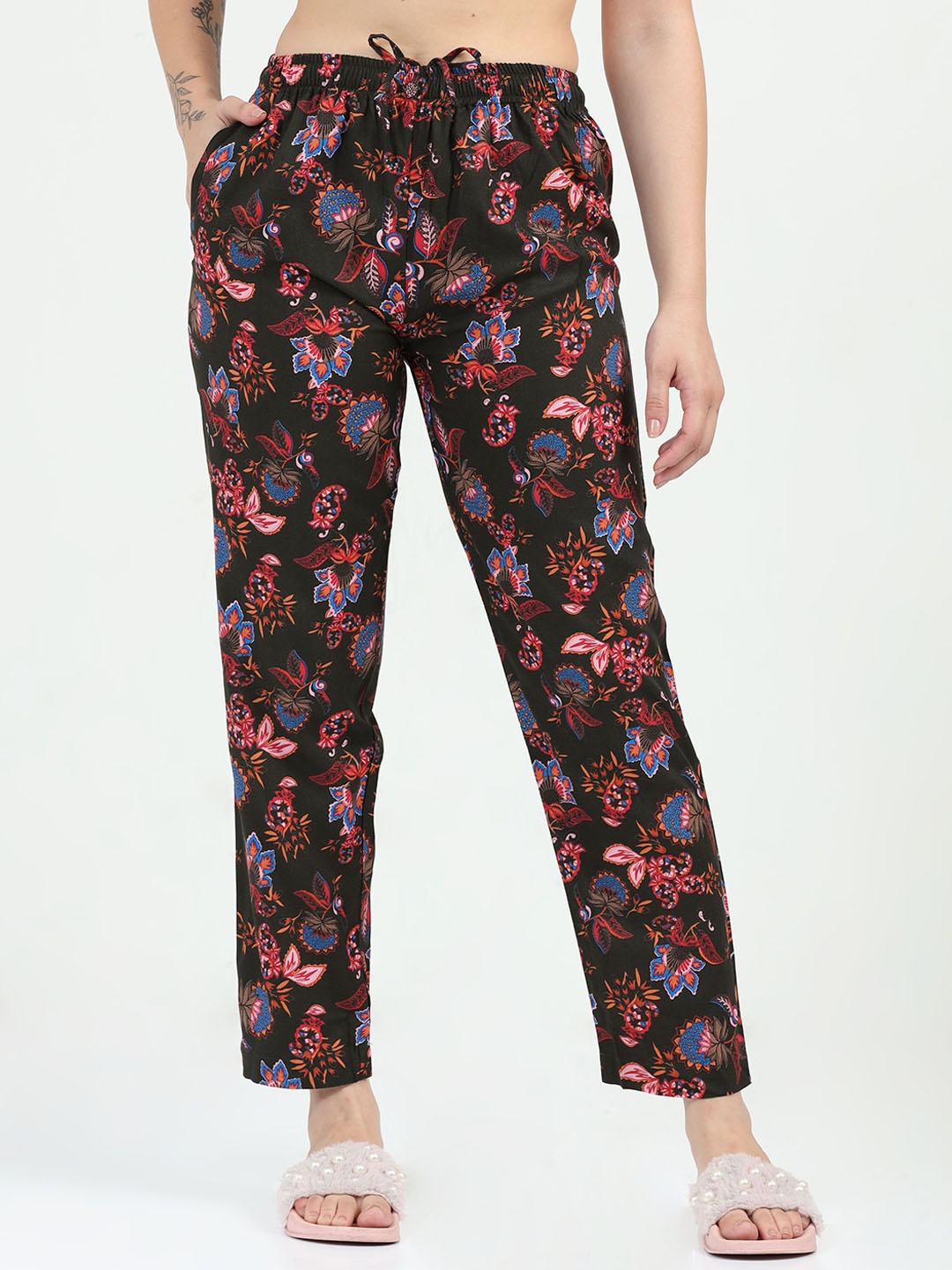 

Bottums Relaxed-Fit Straight-Leg Lounge Pants, Green