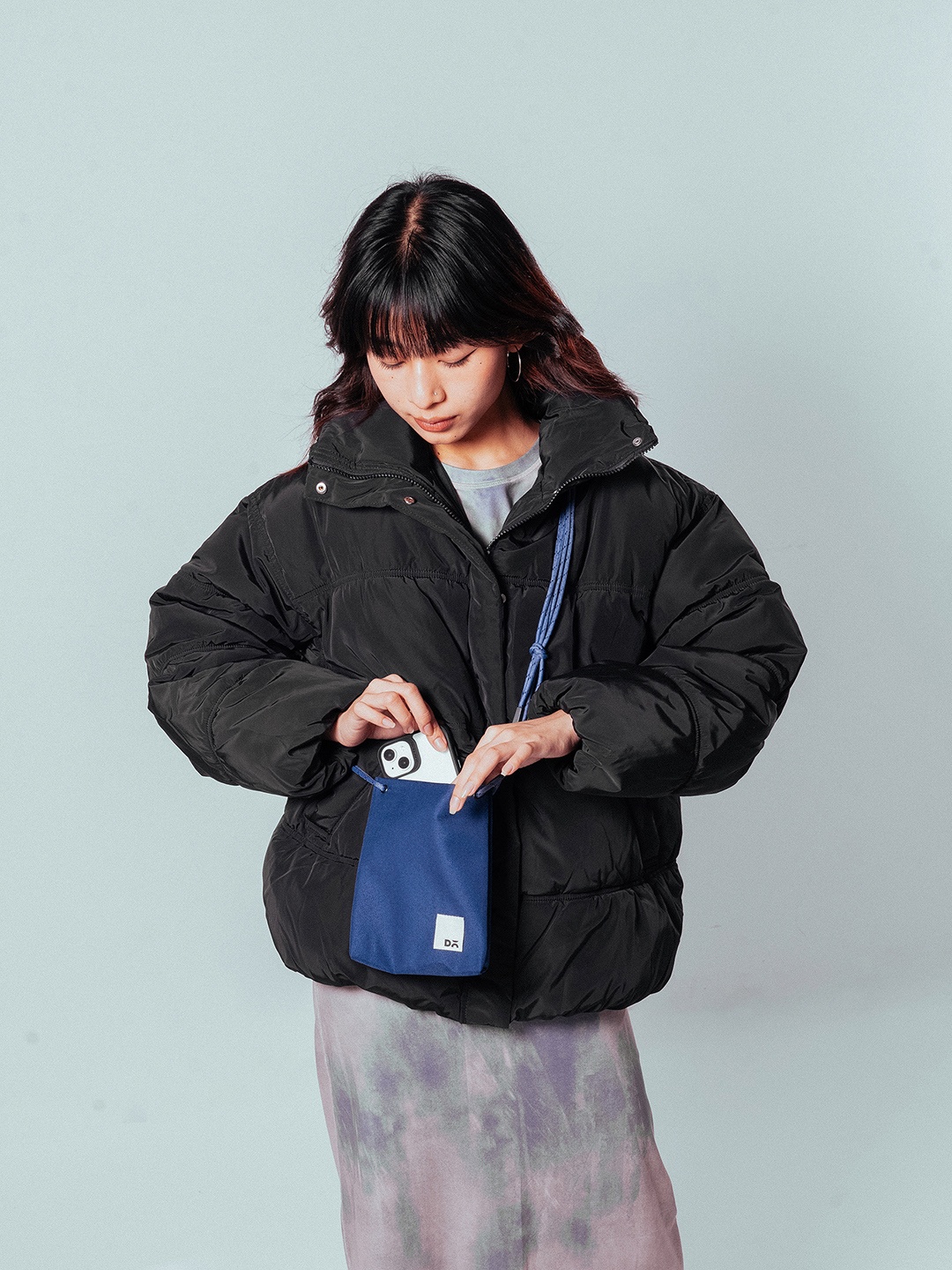 

DailyObjects Structured Sling Bag, Blue