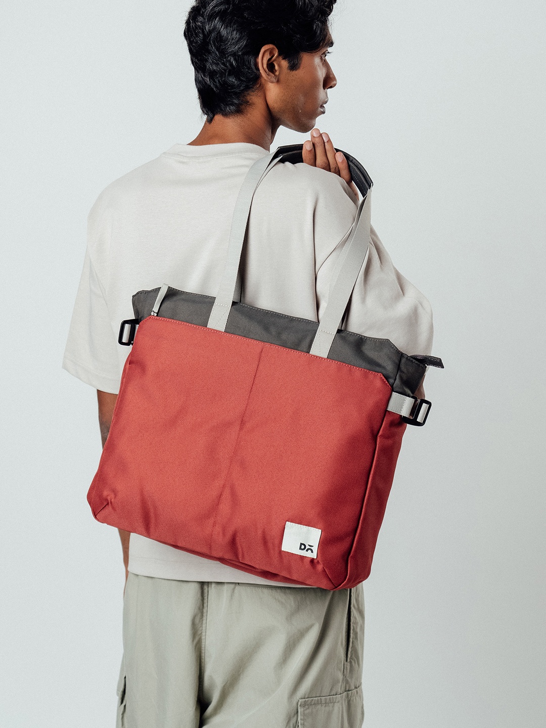 

DailyObjects Half Moon Shoulder Bag with Cut Work, Red