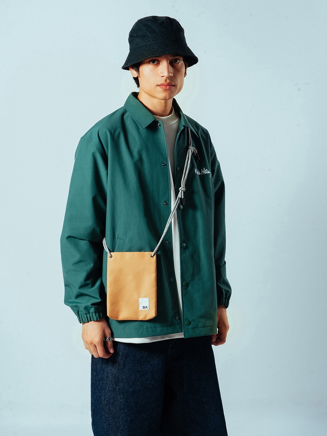 

DailyObjects Structured Sling Bag, Yellow