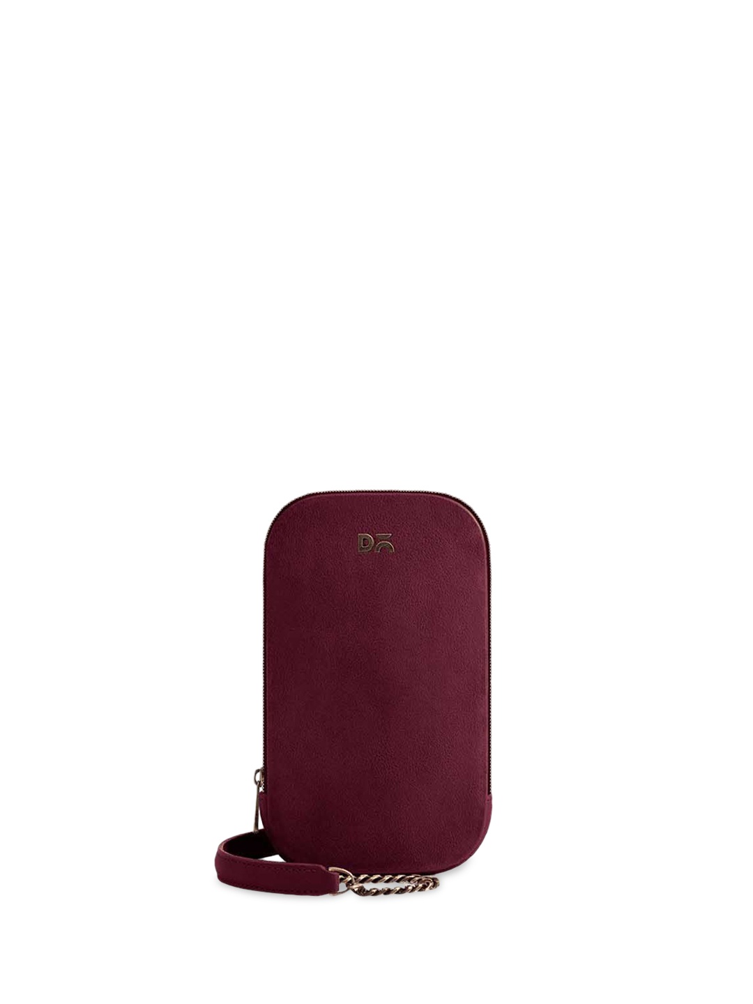 

DailyObjects Structured Sling Bag with Tasselled, Burgundy