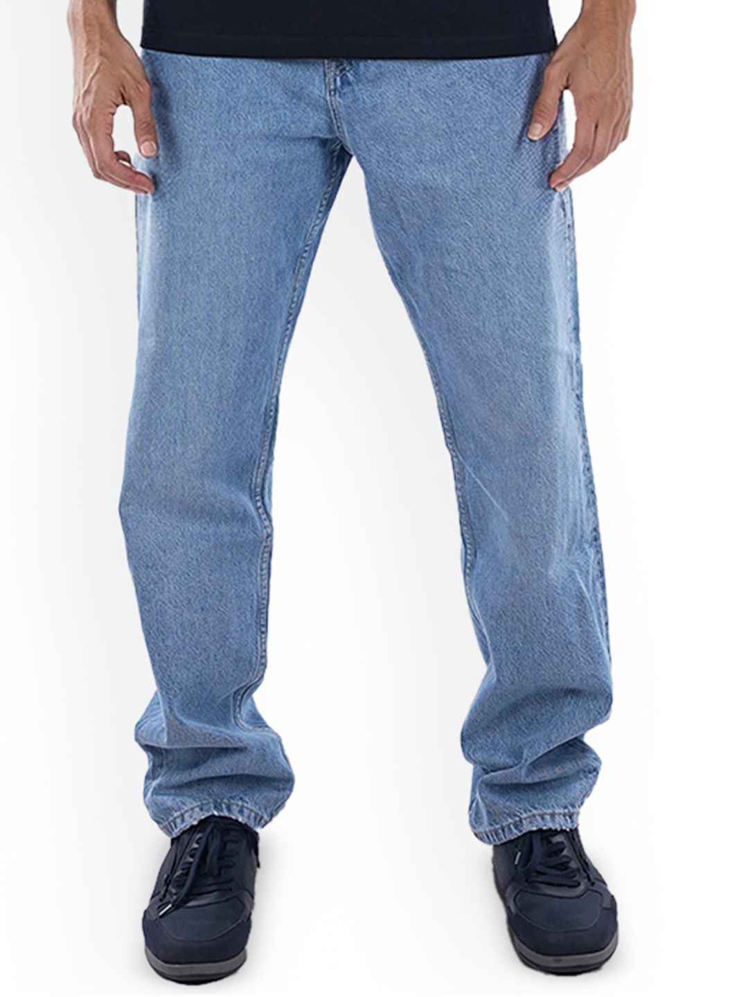 

Celio Men Jean Clean Look Light Fade Cotton Twill Denim Jeans, Blue