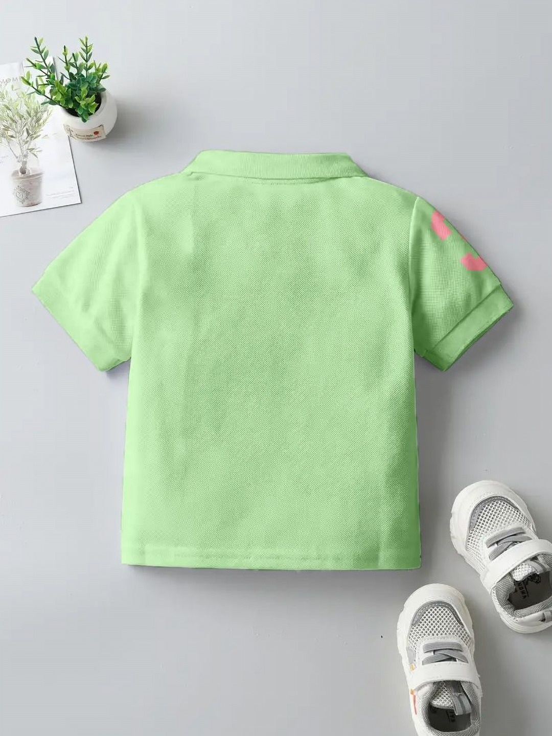 

CODEZ Boys Polo Collar T-shirt, Green