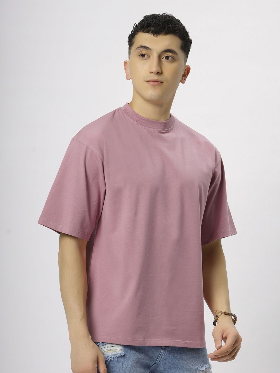 

N AND J Men Pockets T-shirt, Pink