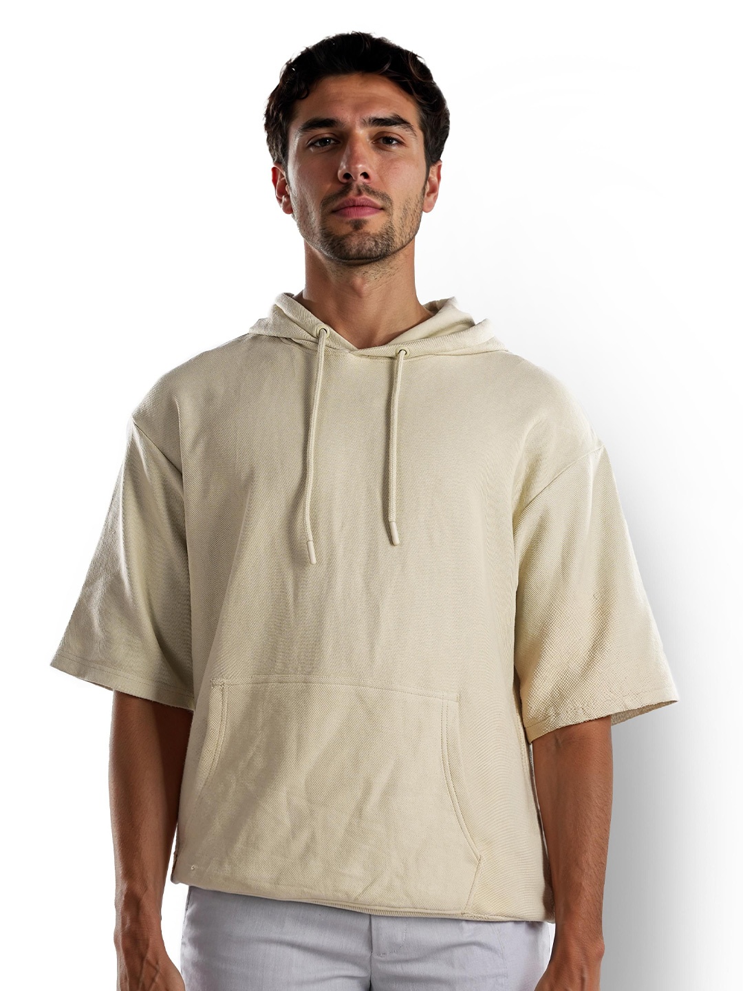 

Celio Men Hooded Sweatshirt, Beige