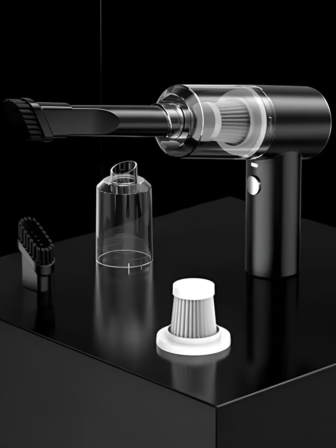 

Adbeni Black Electric Professional Cleaner Dust Collection 3 in 1 Car Vacuum Cleaner