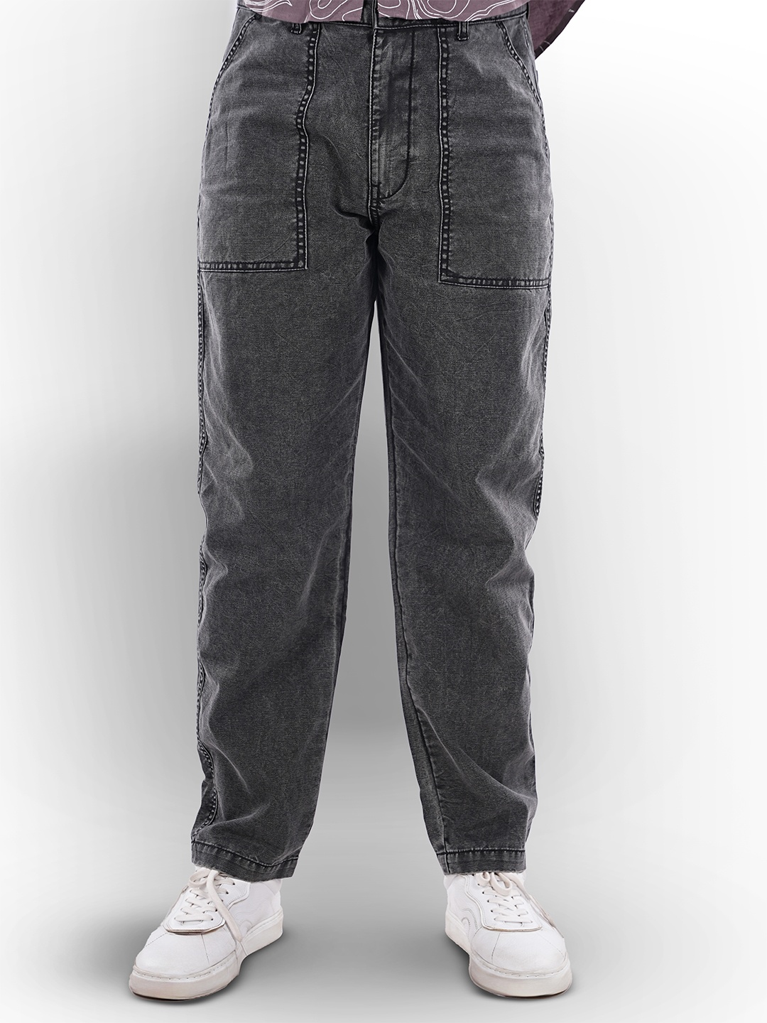 

Celio Men Loose Fit Joggers Trousers, Grey