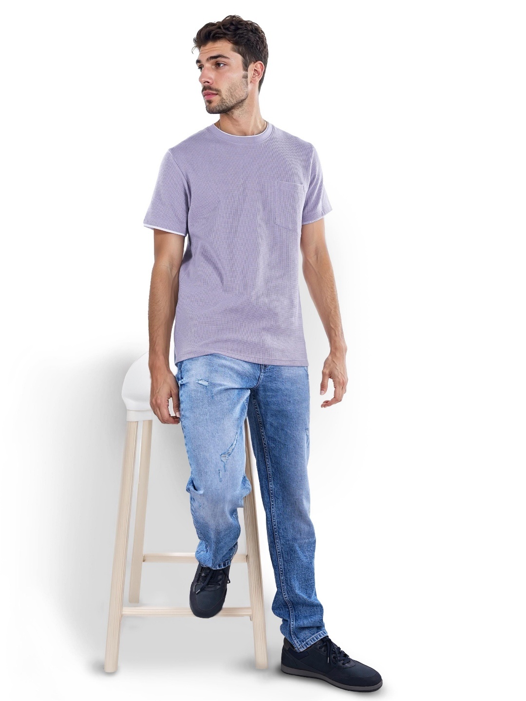 

Celio Men T-shirt, Purple