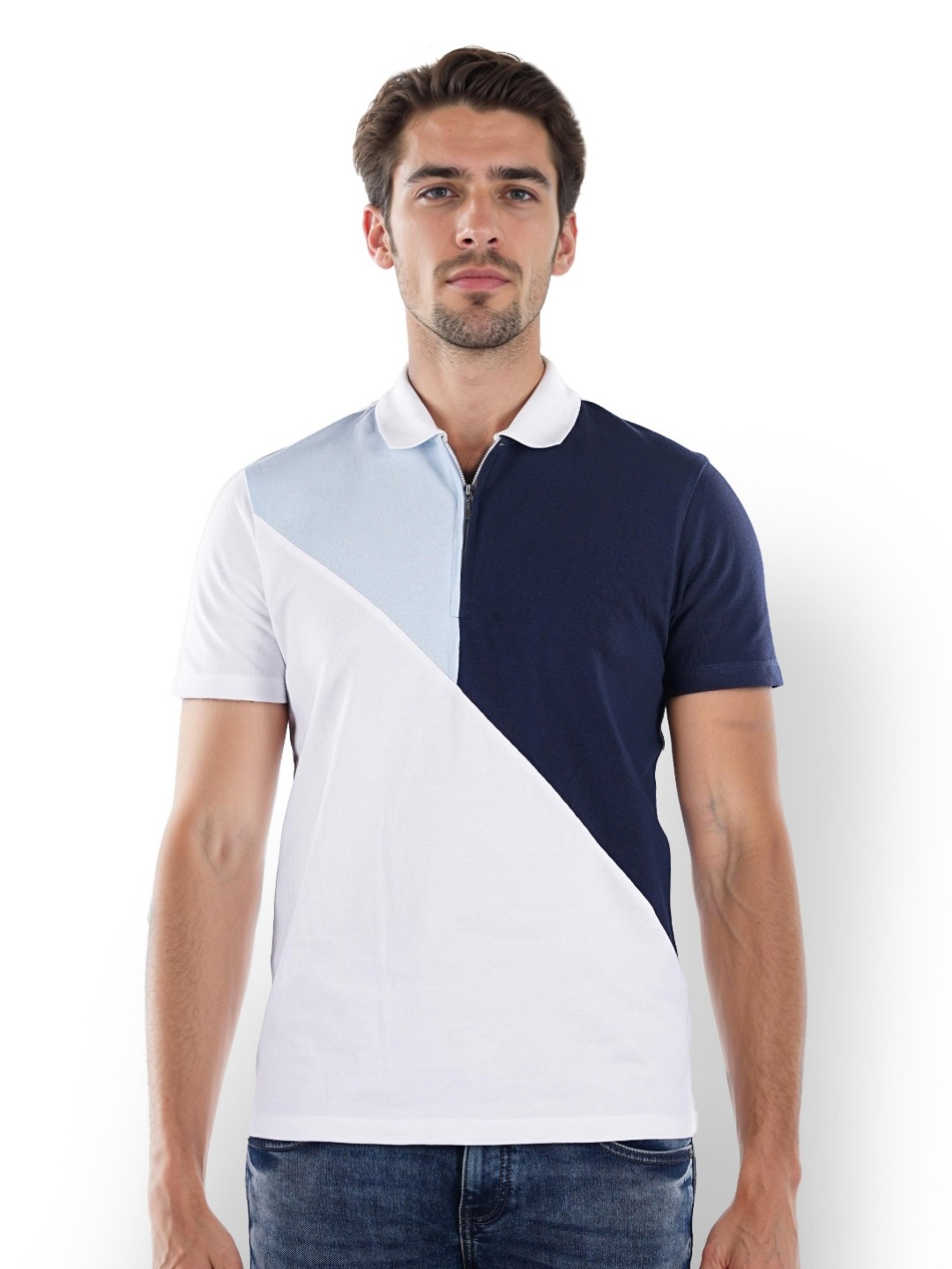 

Celio Men Polo Collar T-shirt, White