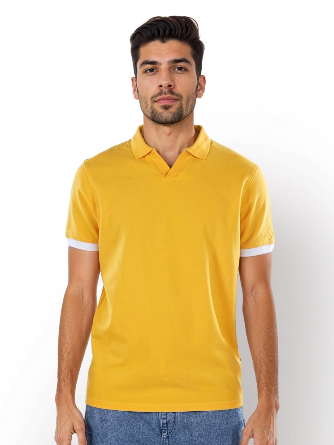 

Celio Men Polo Collar T-shirt, Orange