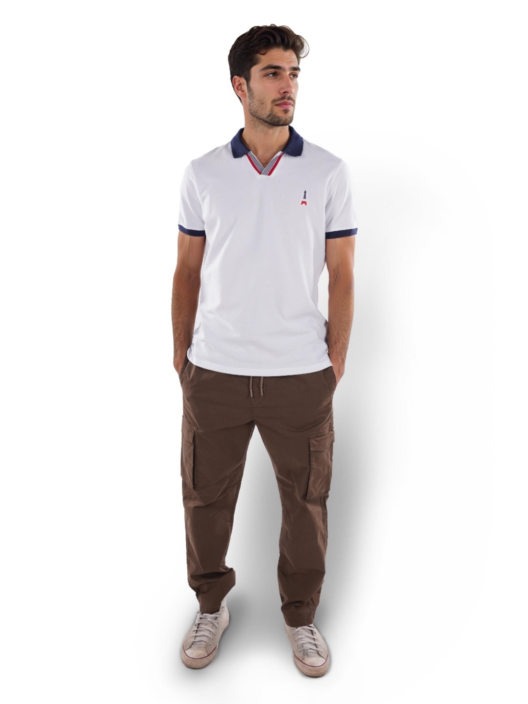 

Celio Men Polo Collar Regular Fit T-shirt, White