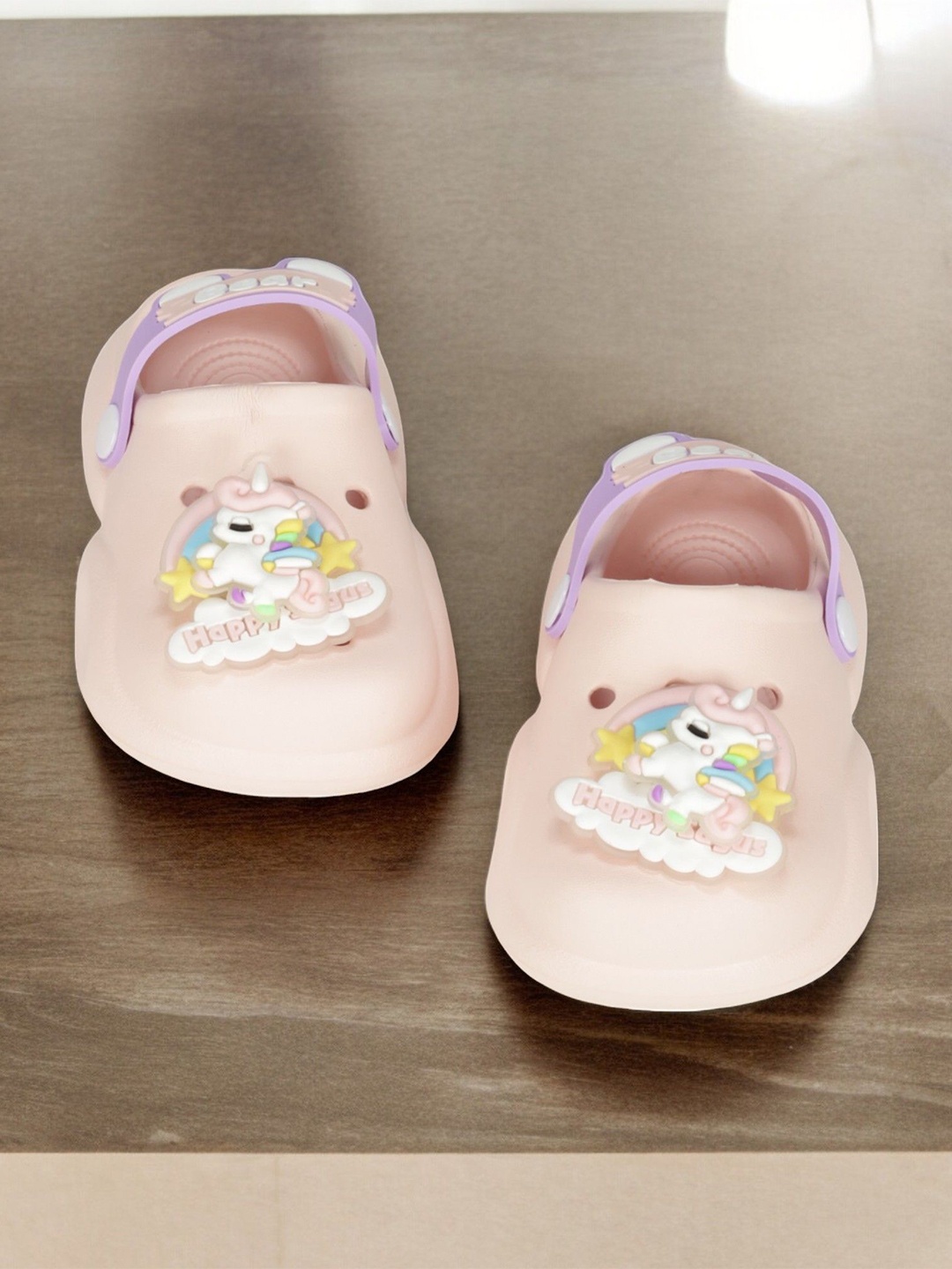 

Lil Lollipop Kids Self Design Anti-Slip LED Clogs, Pink