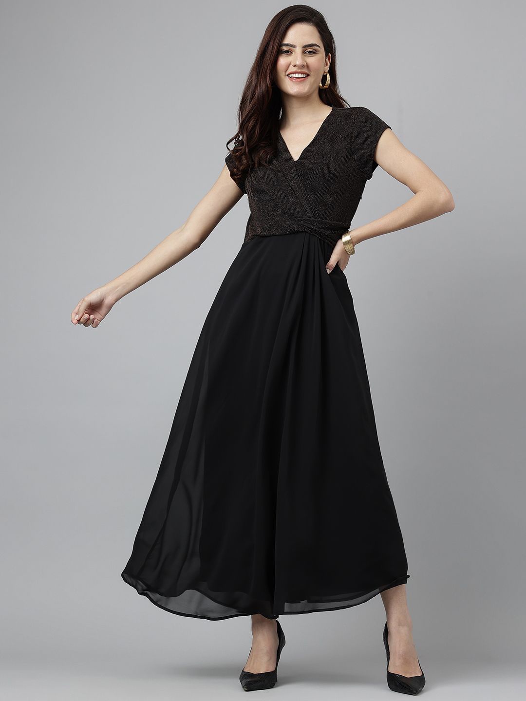 

Latin Quarters Maxi Dress, Black