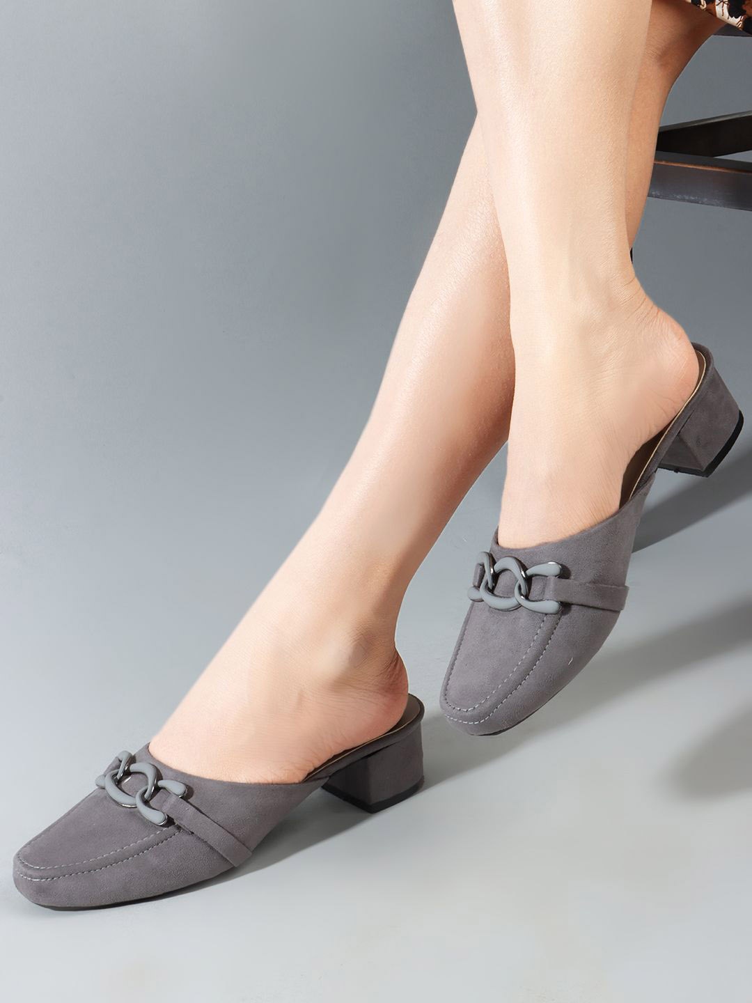 

Carlton London Colourblocked Block Pumps, Grey