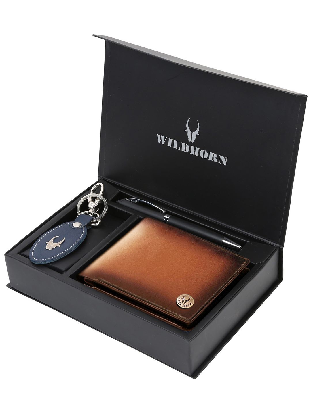 

WildHorn Men Accessory Gift Set, Tan