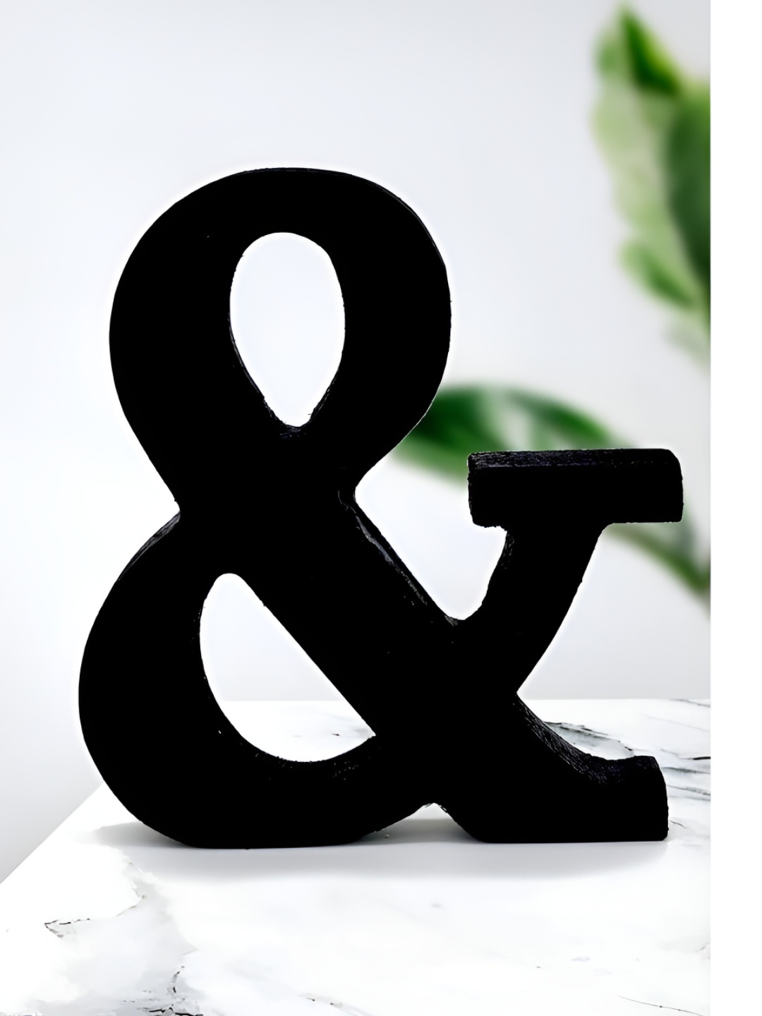 

VAH Kya Bat Hai !! Black Wooden Alphabet Wall Decor