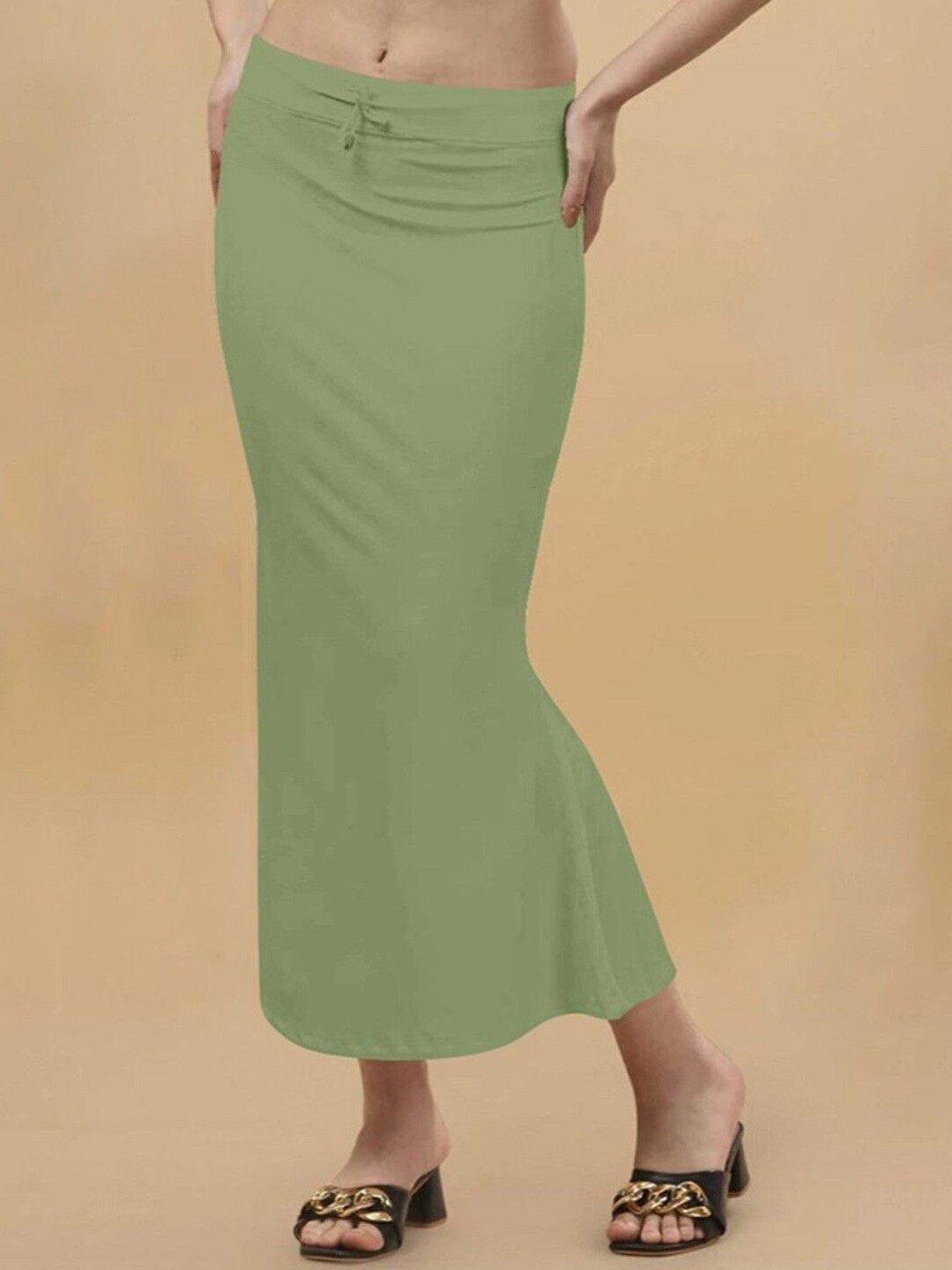 

Selvia Mermaid-Fit Saree Shapewear, Green
