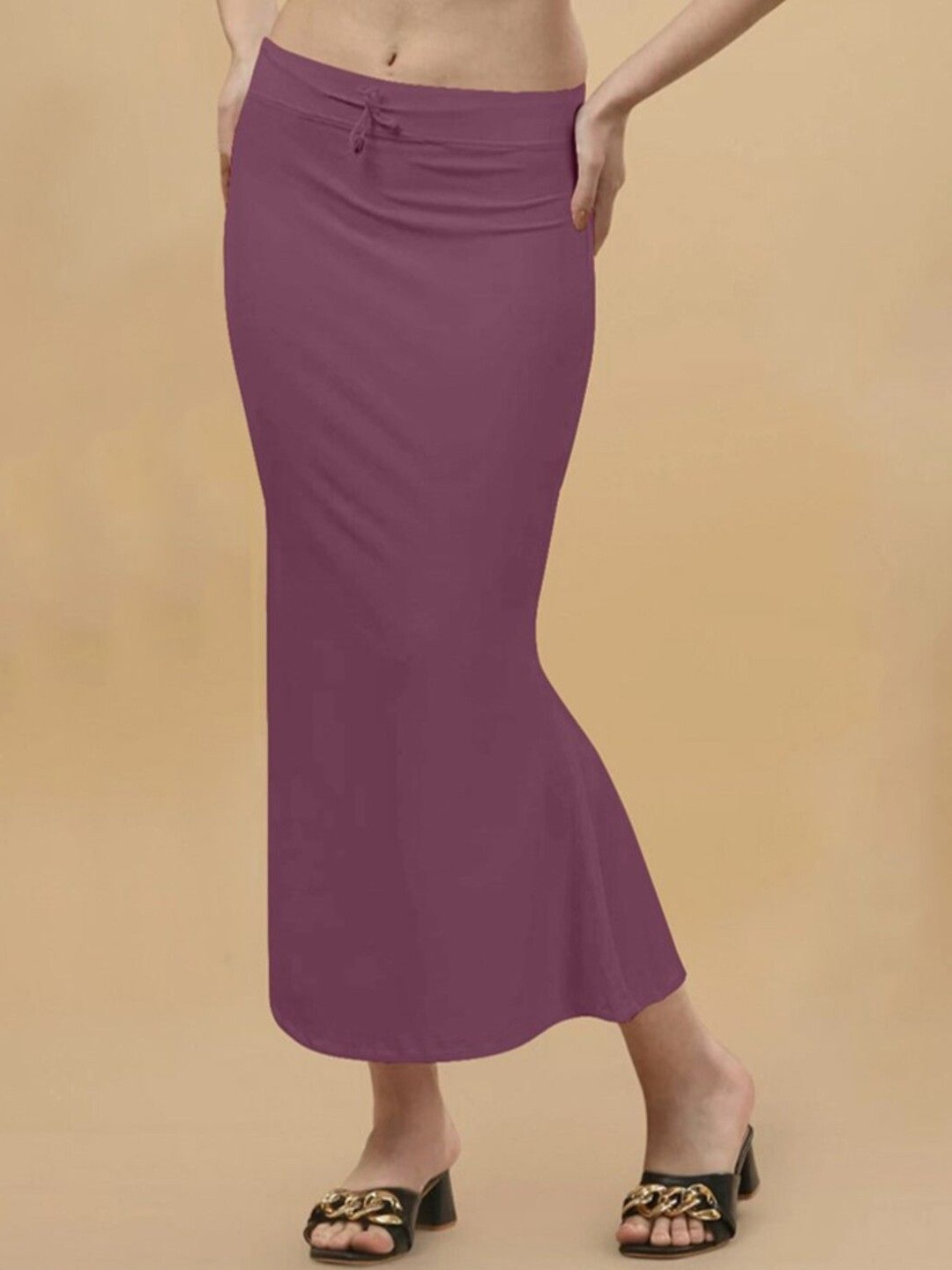 

Selvia Stretchable Saree Shapewear, Purple