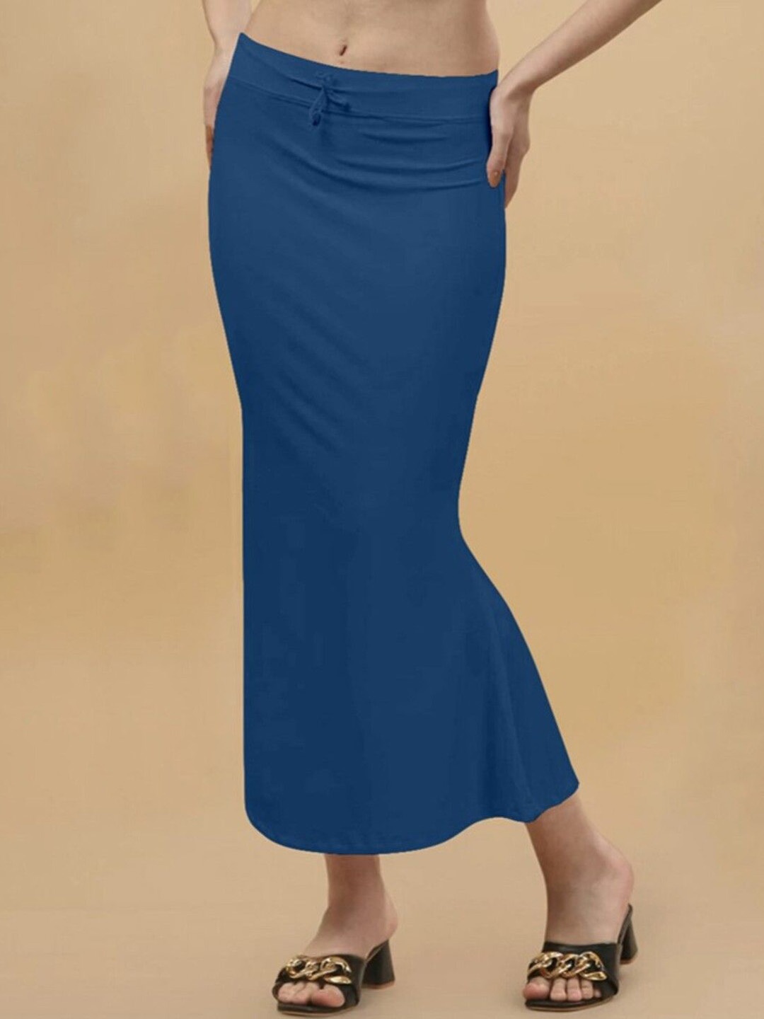

Selvia Stretchable Saree Shapewear, Navy blue