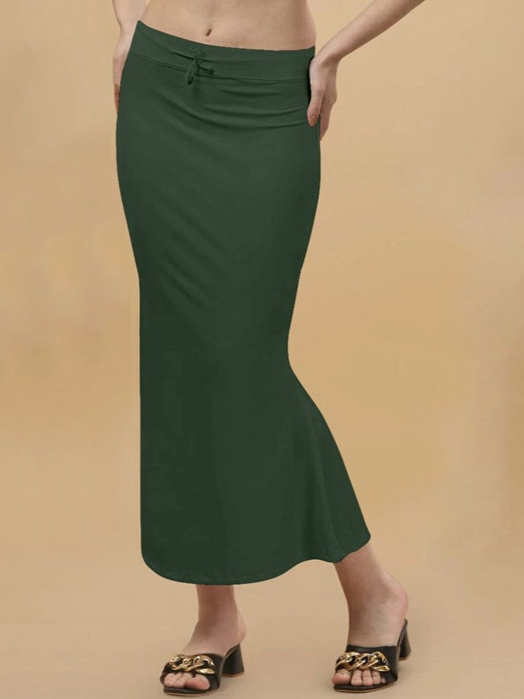 

Selvia Stretchable Saree Shapewear, Olive