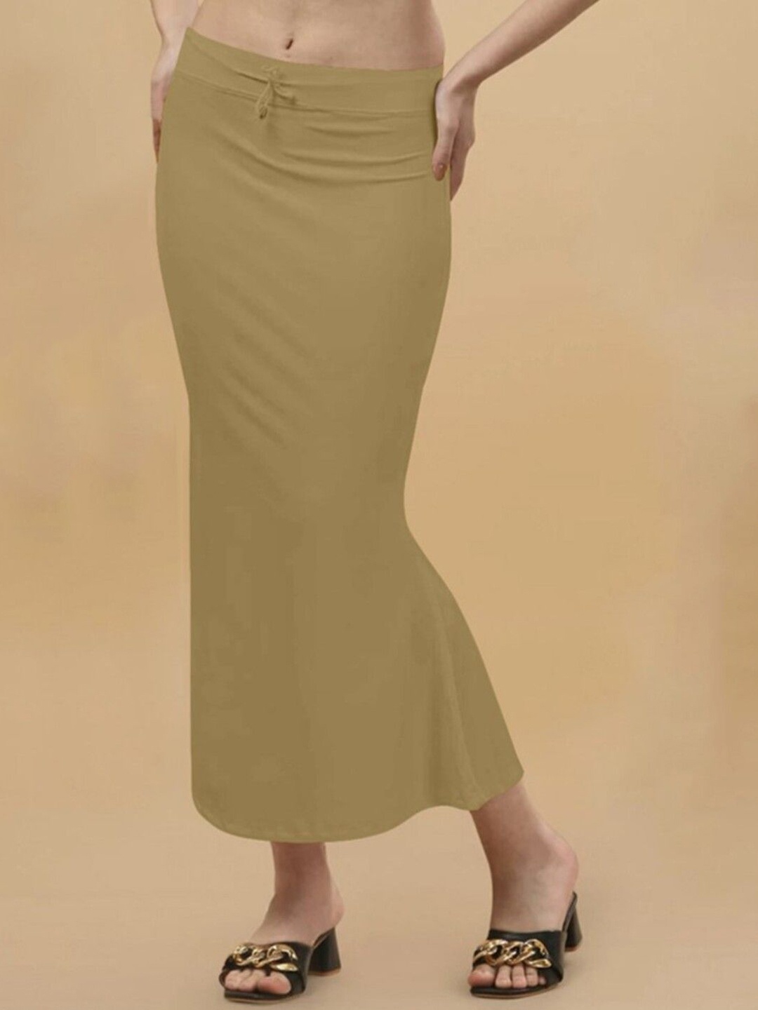 

Selvia Stretchable Saree Shapewear, Khaki