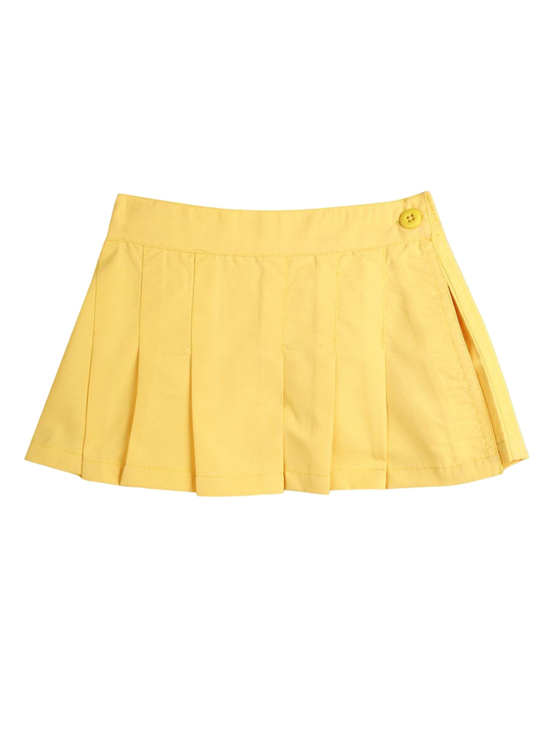 

YK Girls Mid-Rise Regular Fit Cotton Skirts, Yellow