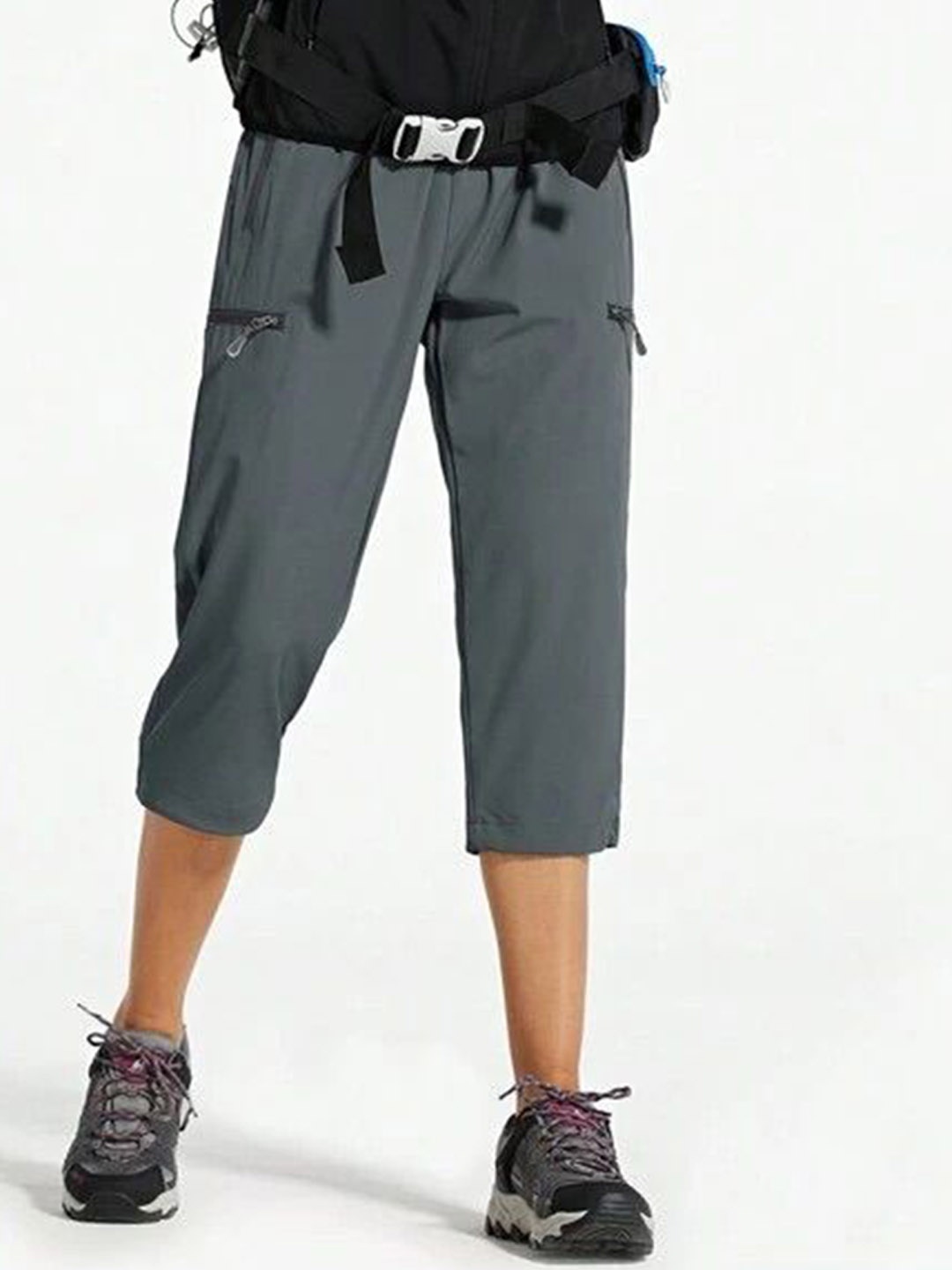 

TABADTOD Women Relaxed Loose Fit Trousers, Grey