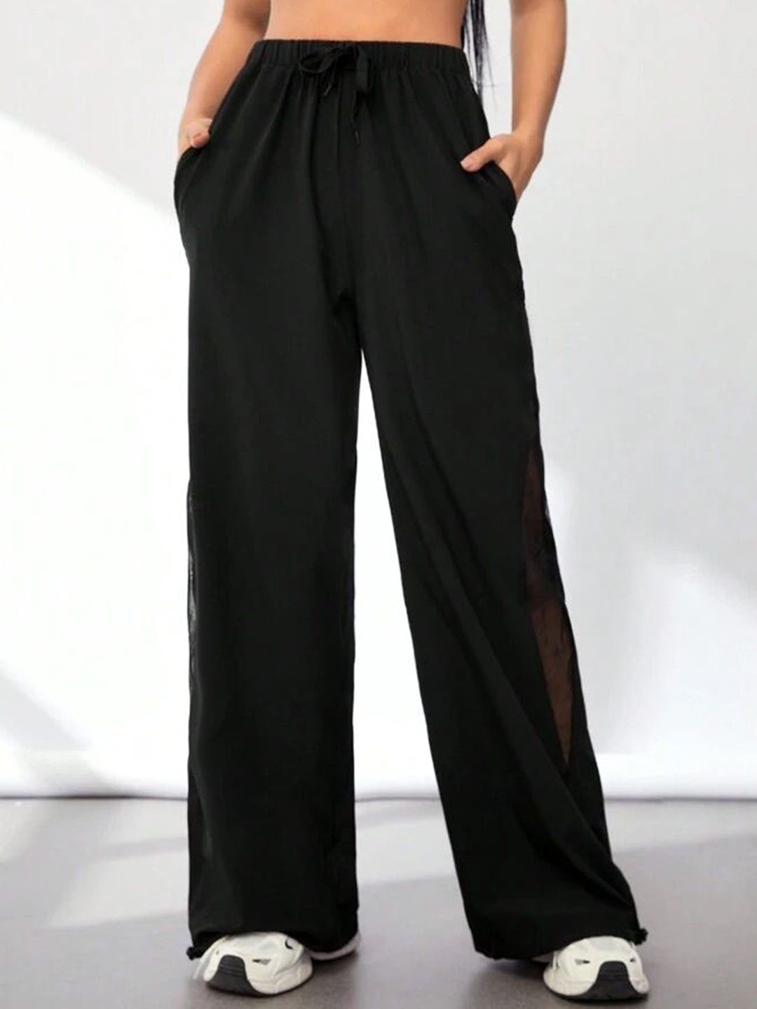 

TABADTOD Women Relaxed Loose Fit Trousers, Black