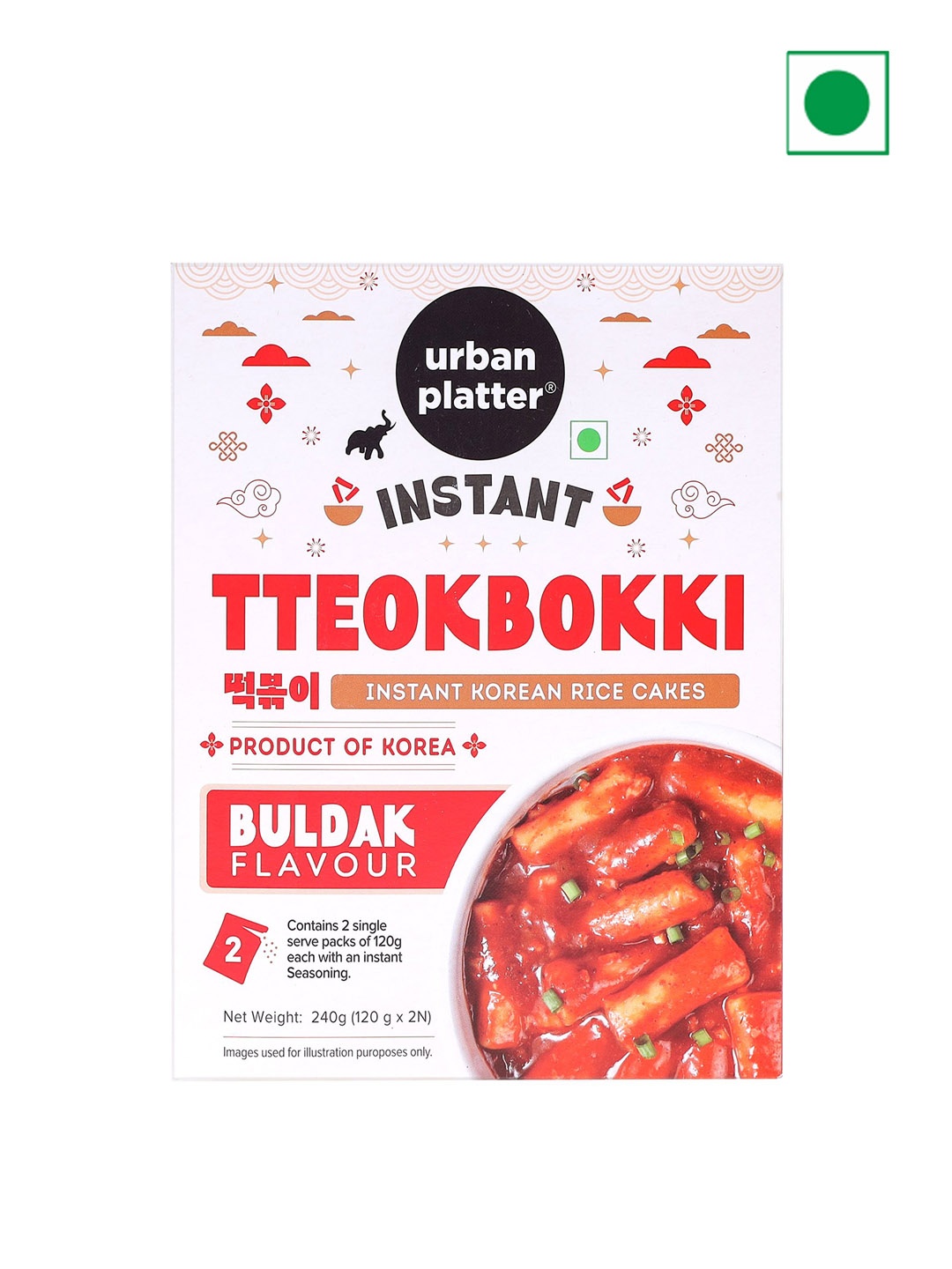 

URBAN PLATTER Red Instant Tteokbokki - Buldak 240g