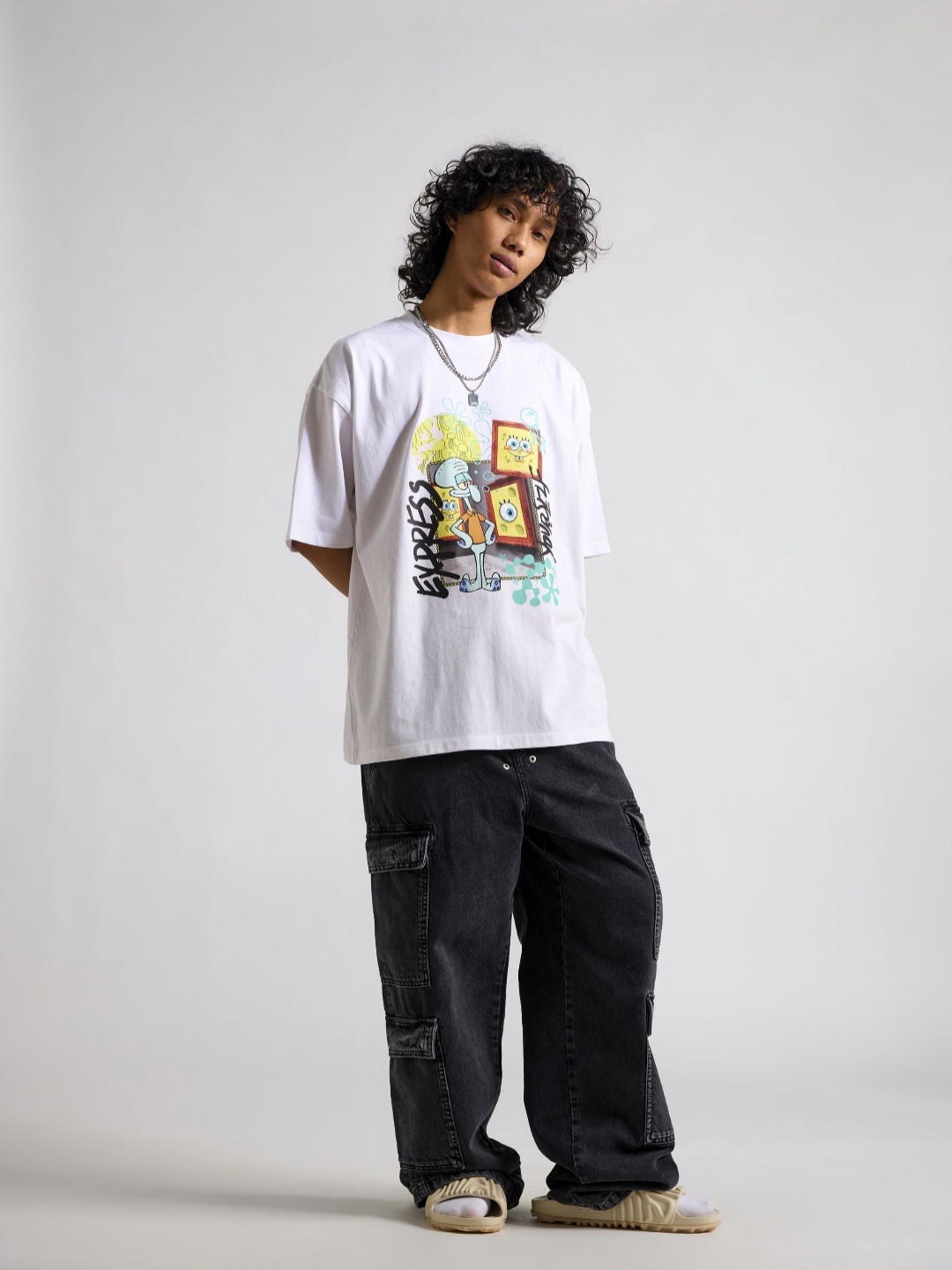 THE CLOTHING FACTORY Men Typography Printed T-shirt, White