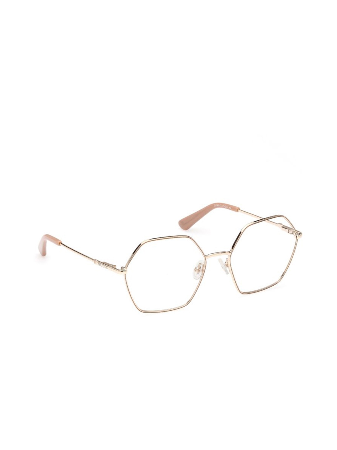 

GUESS Women Full Rim Oversized Frames, Gold