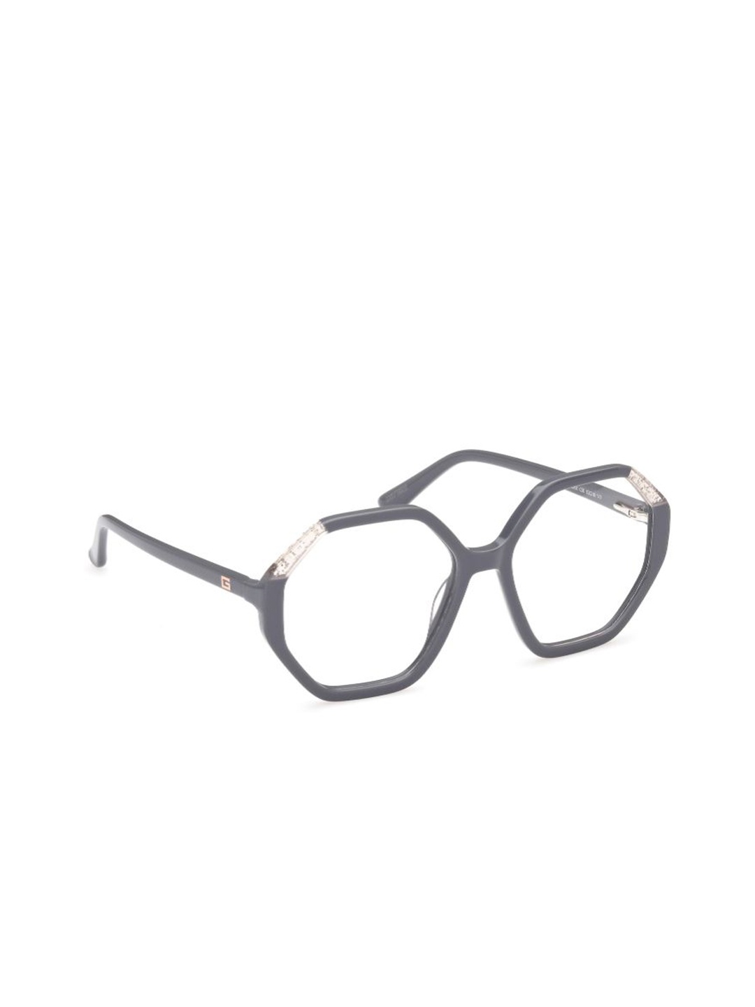 

GUESS Women Full Rim Oversized Frames, Grey