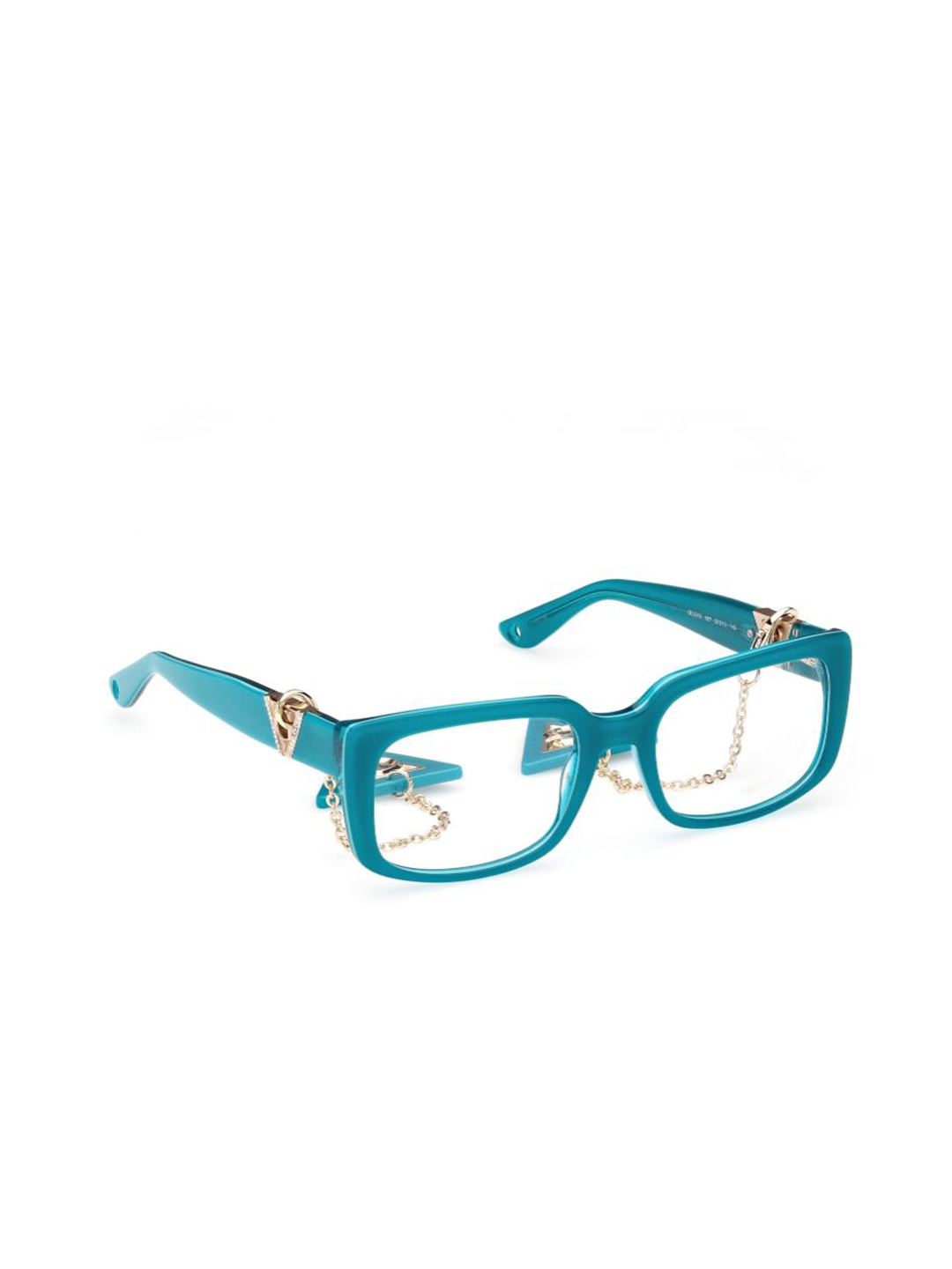 

GUESS Women Full Rim Rectangle Frames, Blue