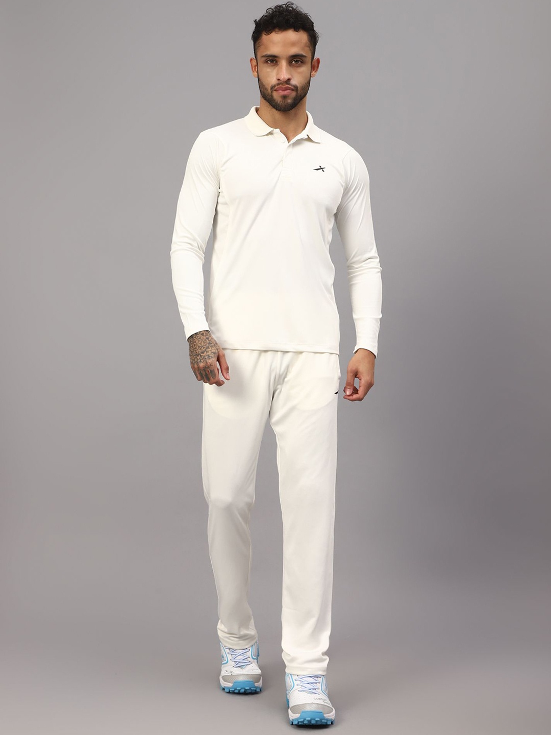 

VECTOR X Men Mid Rise Tracksuits, White