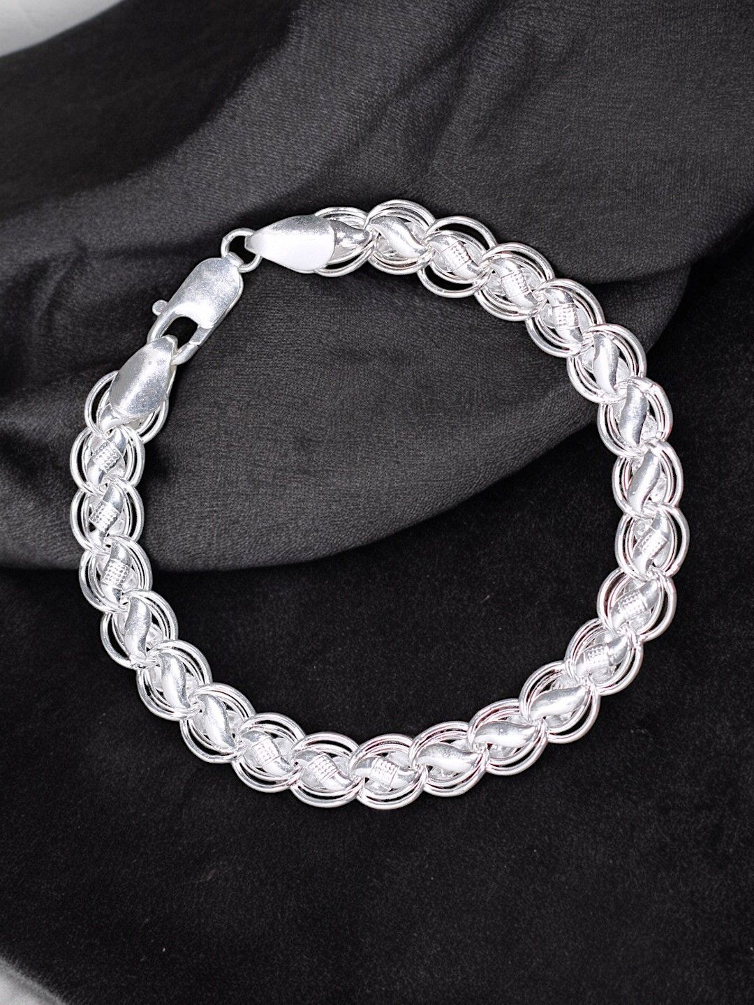 

Taraash Men 925 Sterling Silver Link Bracelet