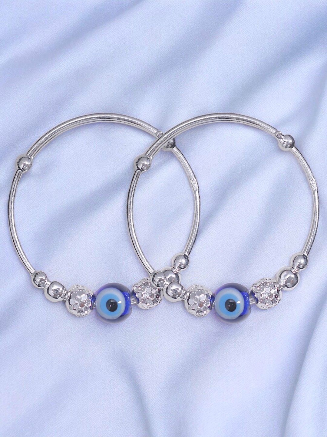 

Taraash Set Of 2 92.5 Sterling Silver Bangle
