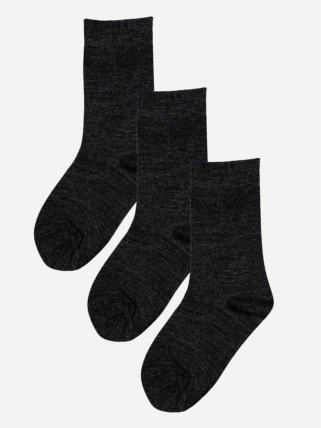 

Bodycare Boys Pack Of 3 Cotton Ankle-Length Socks, Grey
