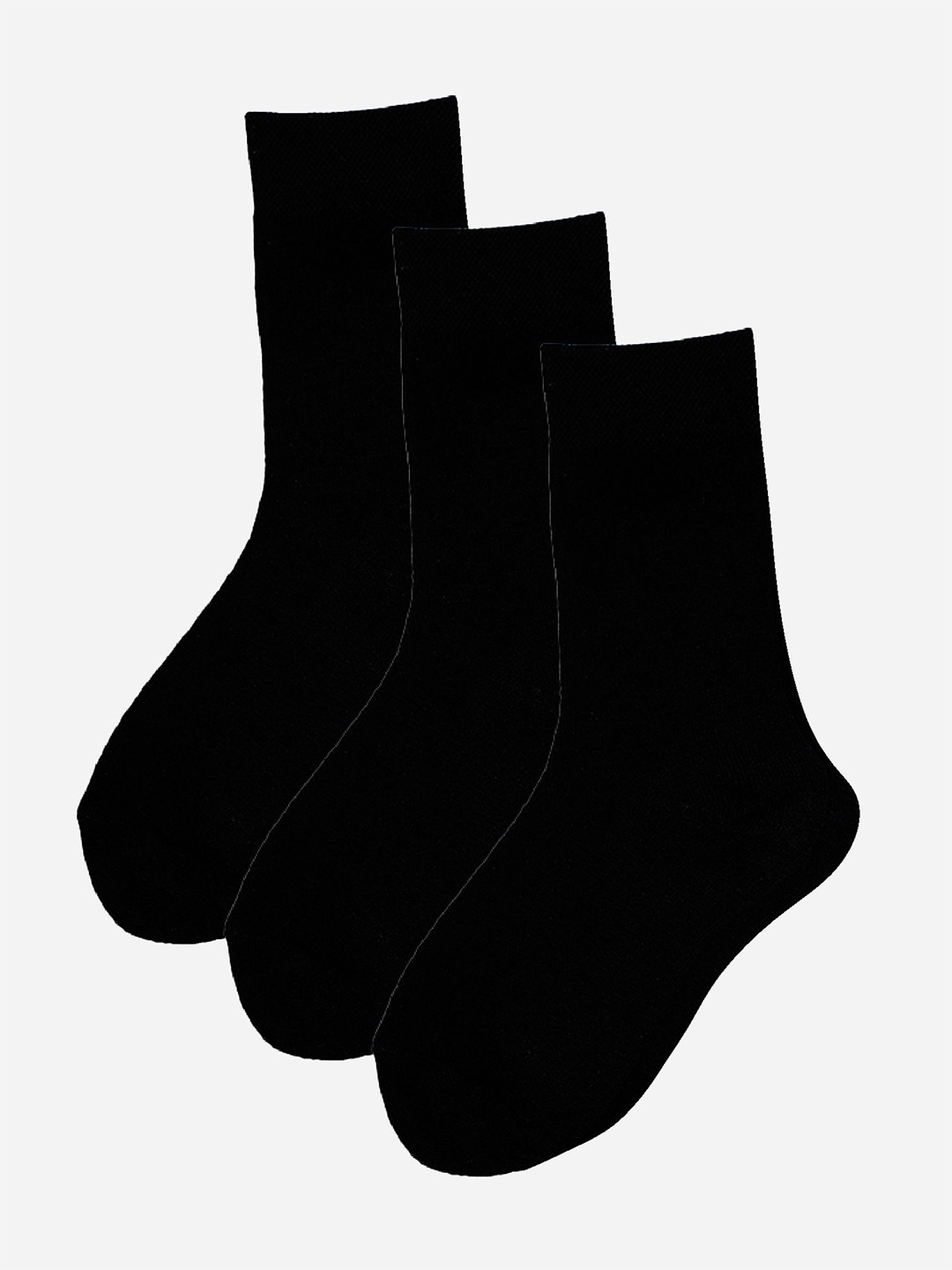 

Bodycare Boys Pack Of 3 Cotton Ankle-Length Socks, Black