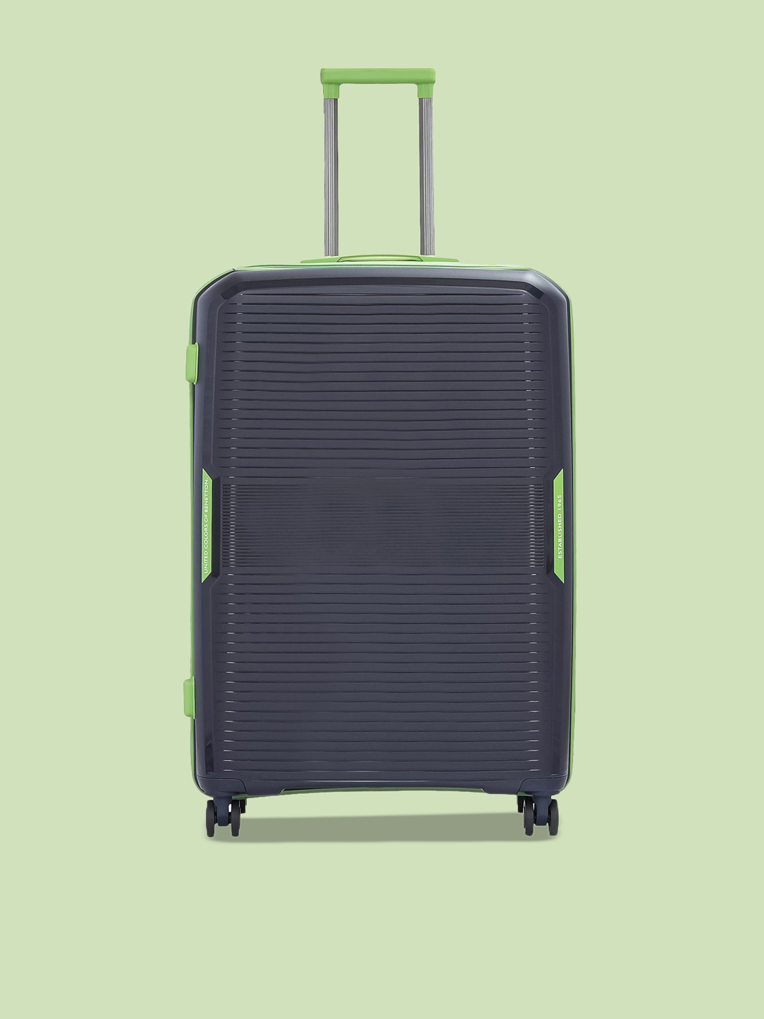 

United Colors of Benetton Opal Hard-Sided Large Trolley Bag, Blue